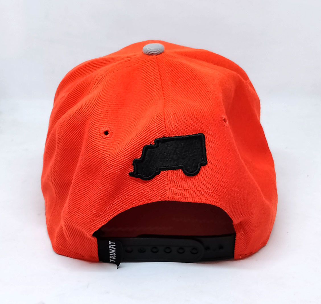 TRUKFIT Trukfit Orange Flat Brim Cap One Size Snapback Hat Size ONE SIZE - 5 Thumbnail