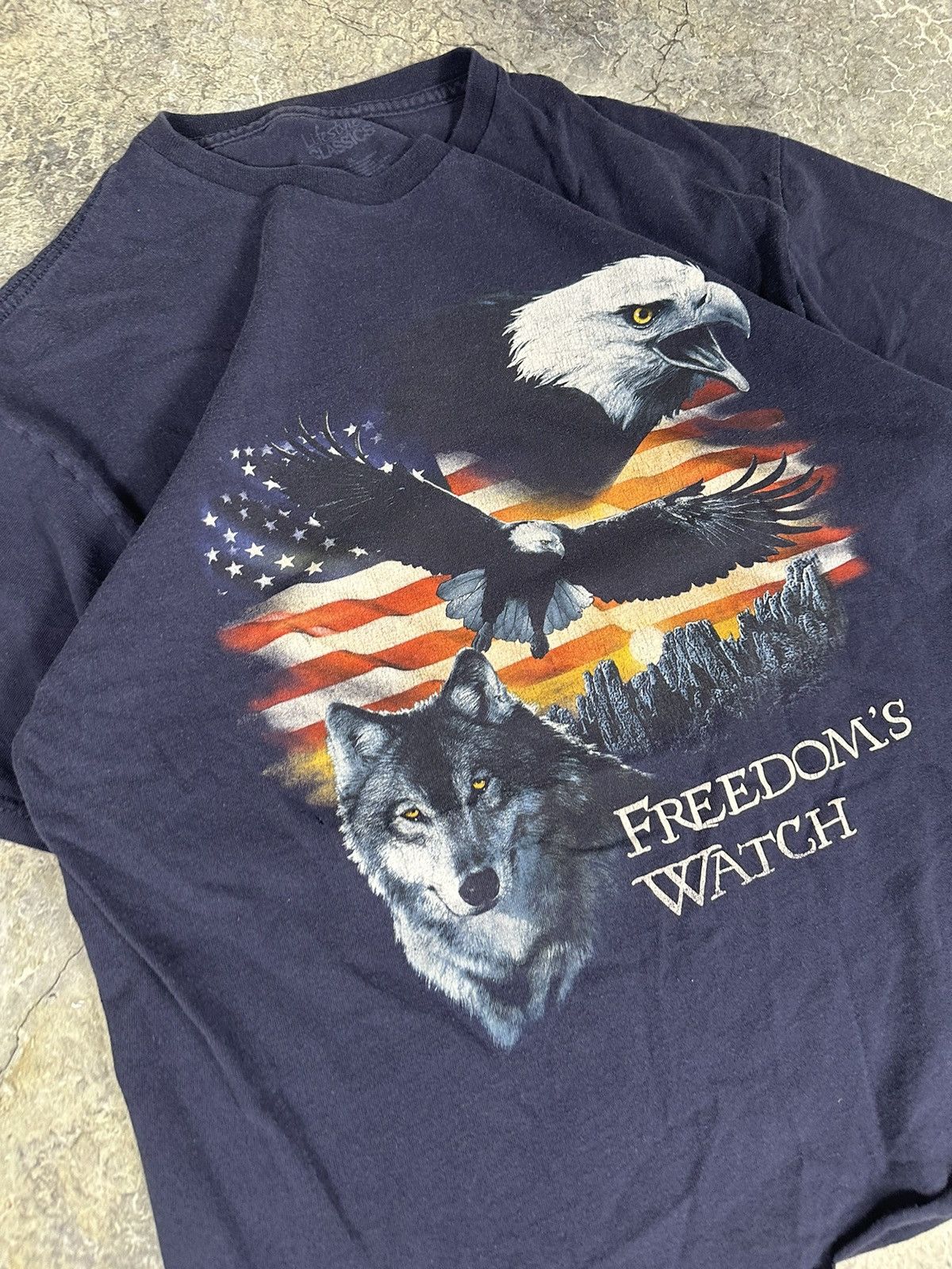 Vintage Vintage America Freedom Tee Size US L / EU 52-54 / 3 - 2 Thumbnail
