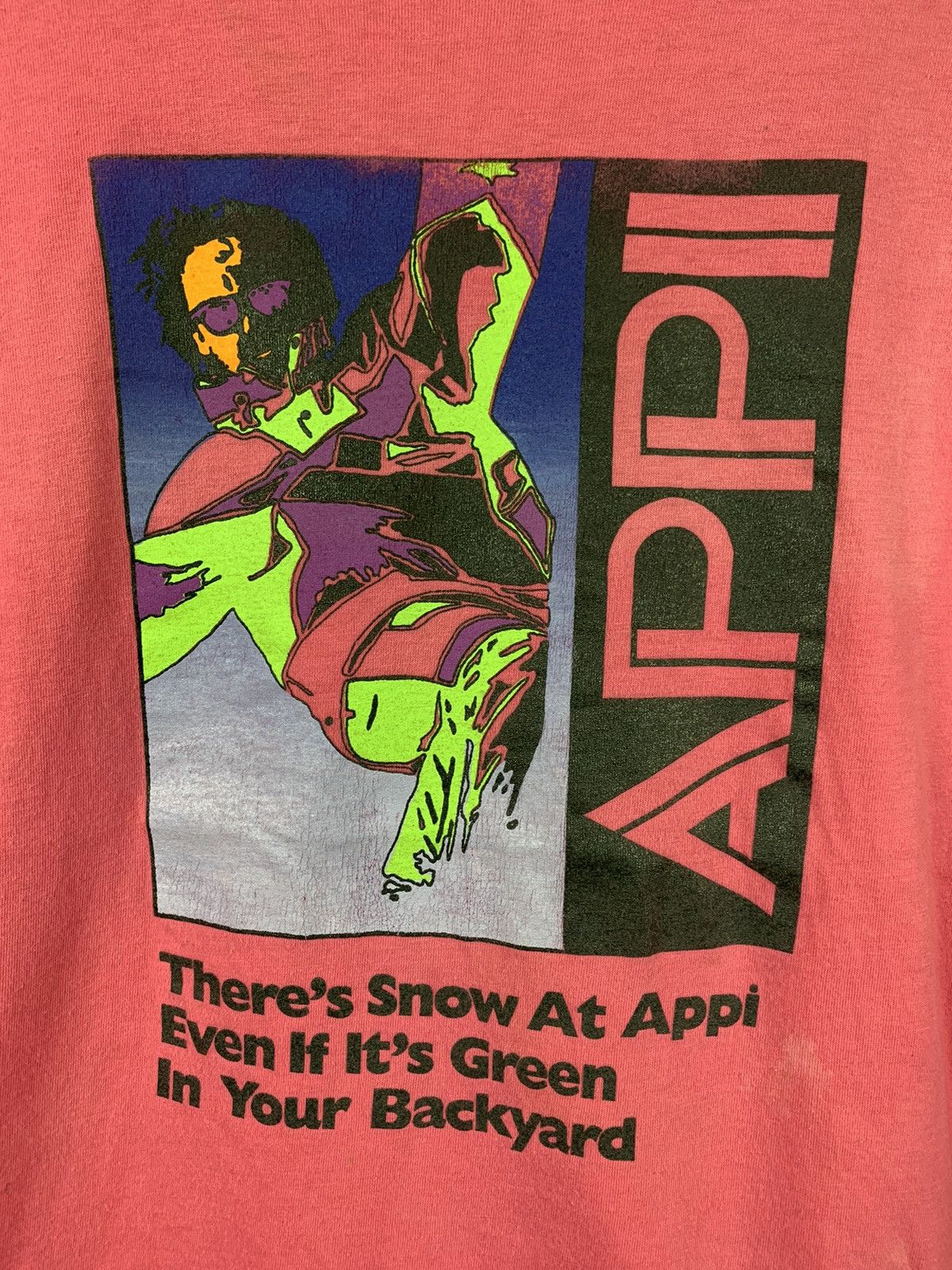Vintage Steals! Vintage APPI Japan Ski Snowboard Tee Size US M / EU 48-50 / 2 - 3 Thumbnail
