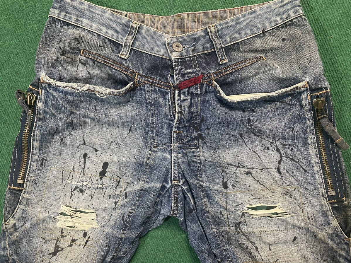 Marithe + Francois Girbaud Distressed Marithe Francois Girbaud Jeans very rare Size US 31 - 11 Thumbnail