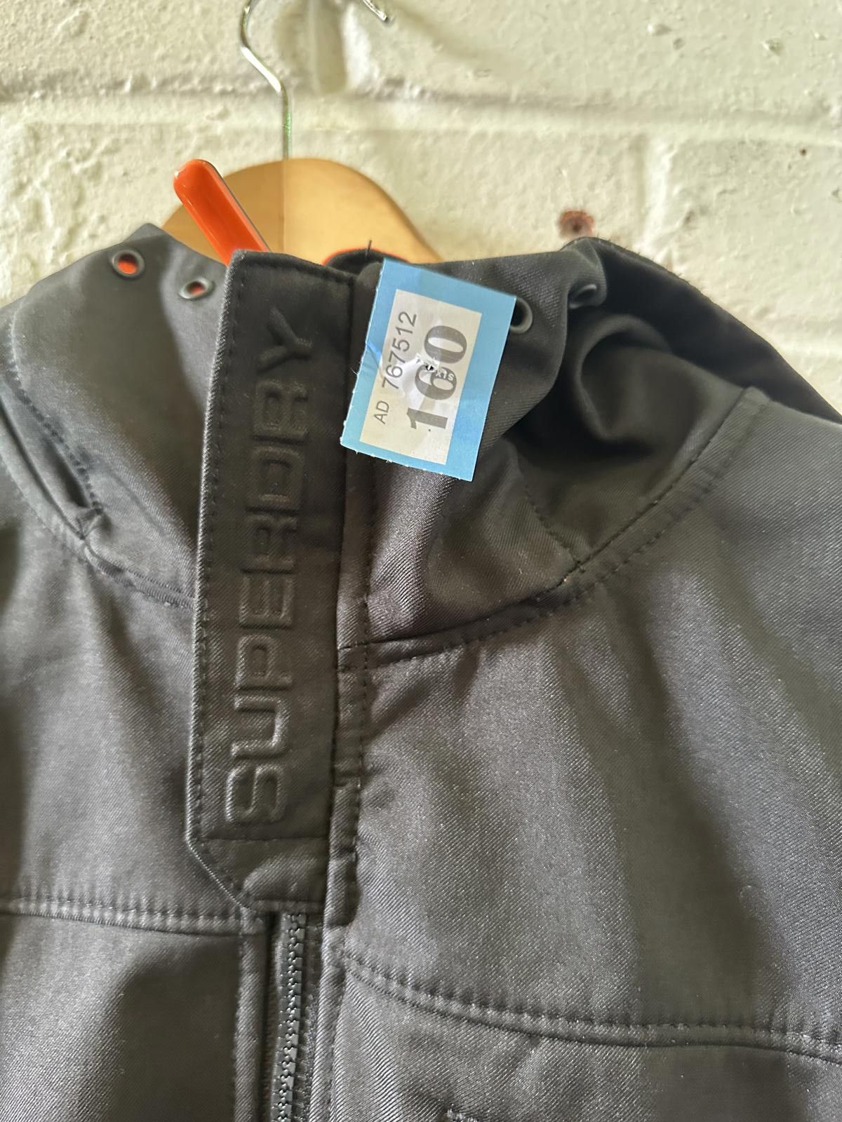 Superdry Superdry Black Hooded Jacket with Orange Accents Size US M / EU 48-50 / 2 - 2 Thumbnail