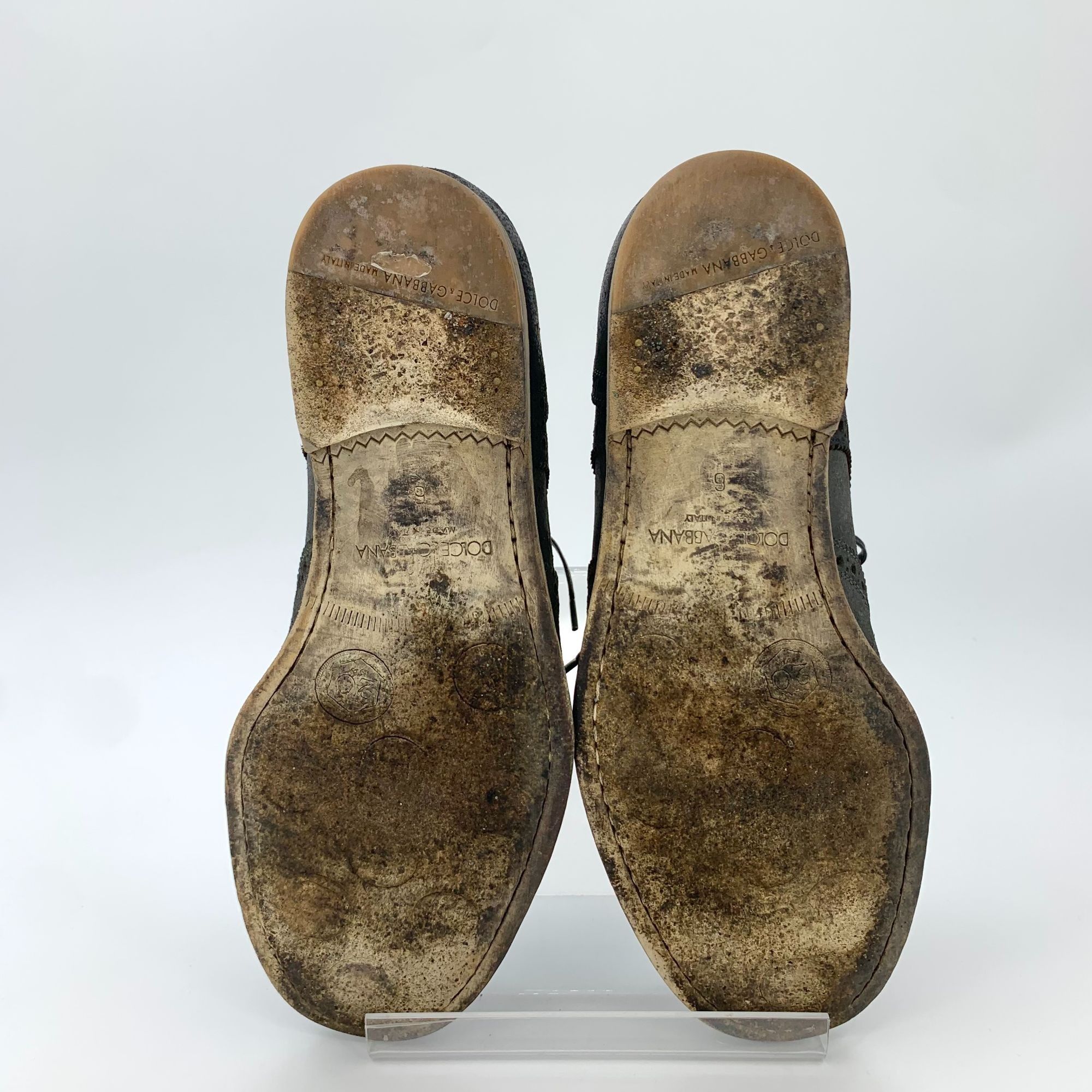 Dolce & Gabbana Dolce&Gabbana Black Round-Toe Wooden Sole Loafers (Size 40) Size US 7 / EU 40 - 7 Thumbnail