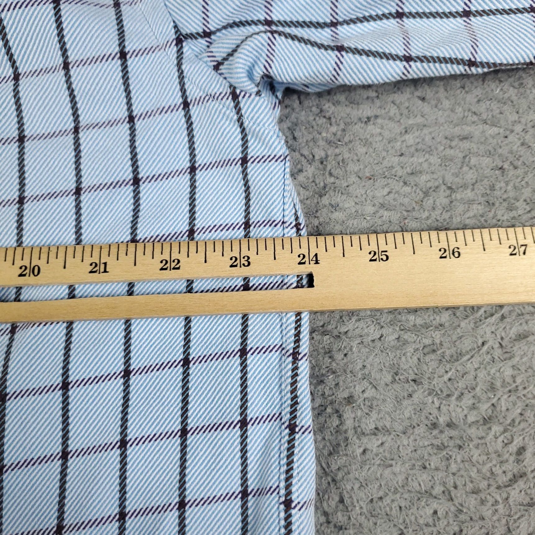 Peter Millar Peter Millar Blue Check Casual Button-Up Shirt Mens Large Long Sleeve Size US L / EU 52-54 / 3 - 6 Thumbnail