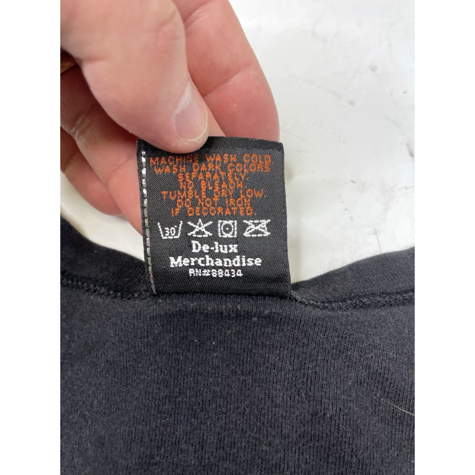 Harley Davidson VINTAGE Harley-Davidson Shirt Women XL Black Rhinestone Short Sleeve T-Shirt Size XL Size XL / US 12-14 / IT 48-50 - 4 Thumbnail