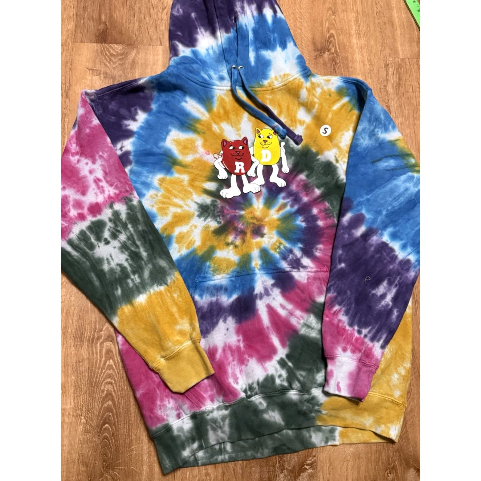 RIPNDIP RIPNDIP Eminerm Tie-Dye Hoodie Sweatshirt Cats/Candies Adult Oversized SMALL Size US S / EU 44-46 / 1 - 4 Thumbnail
