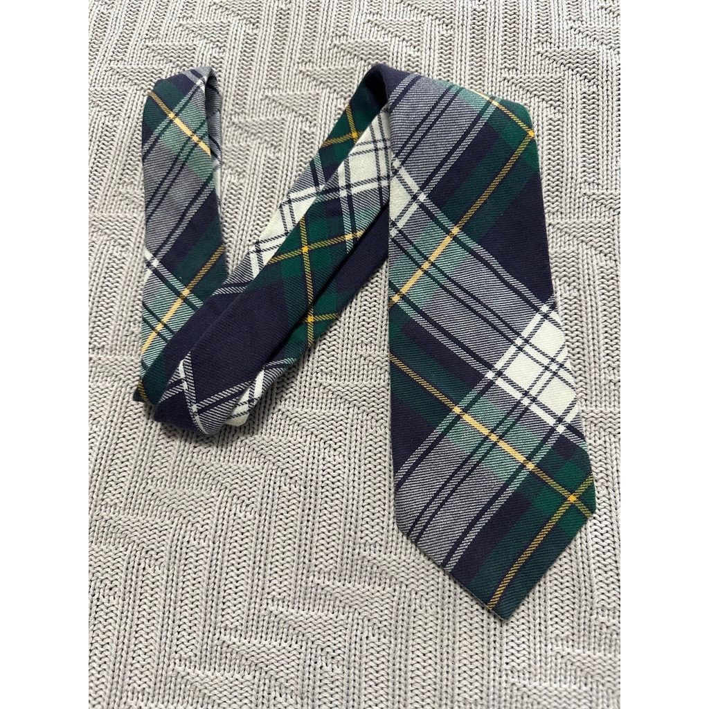 Gap Gap navy tartan plaid cotton tie Size ONE SIZE - 1 Thumbnail