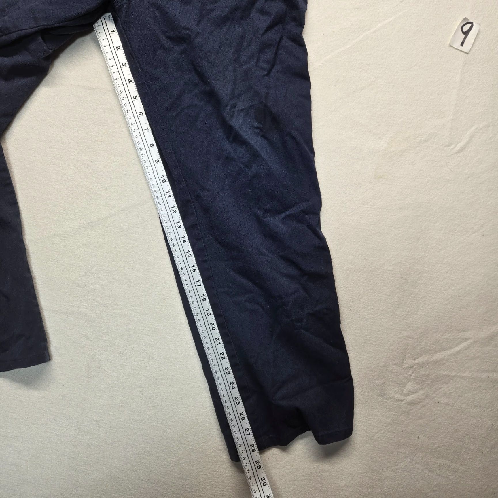 CLOSED VINTAGE Tommy Hilfiger Dress Pants Wool Regular Fit Adult Men Size 36 Blue Straight Zipper Button Size US 36 / EU 52 - 6 Thumbnail