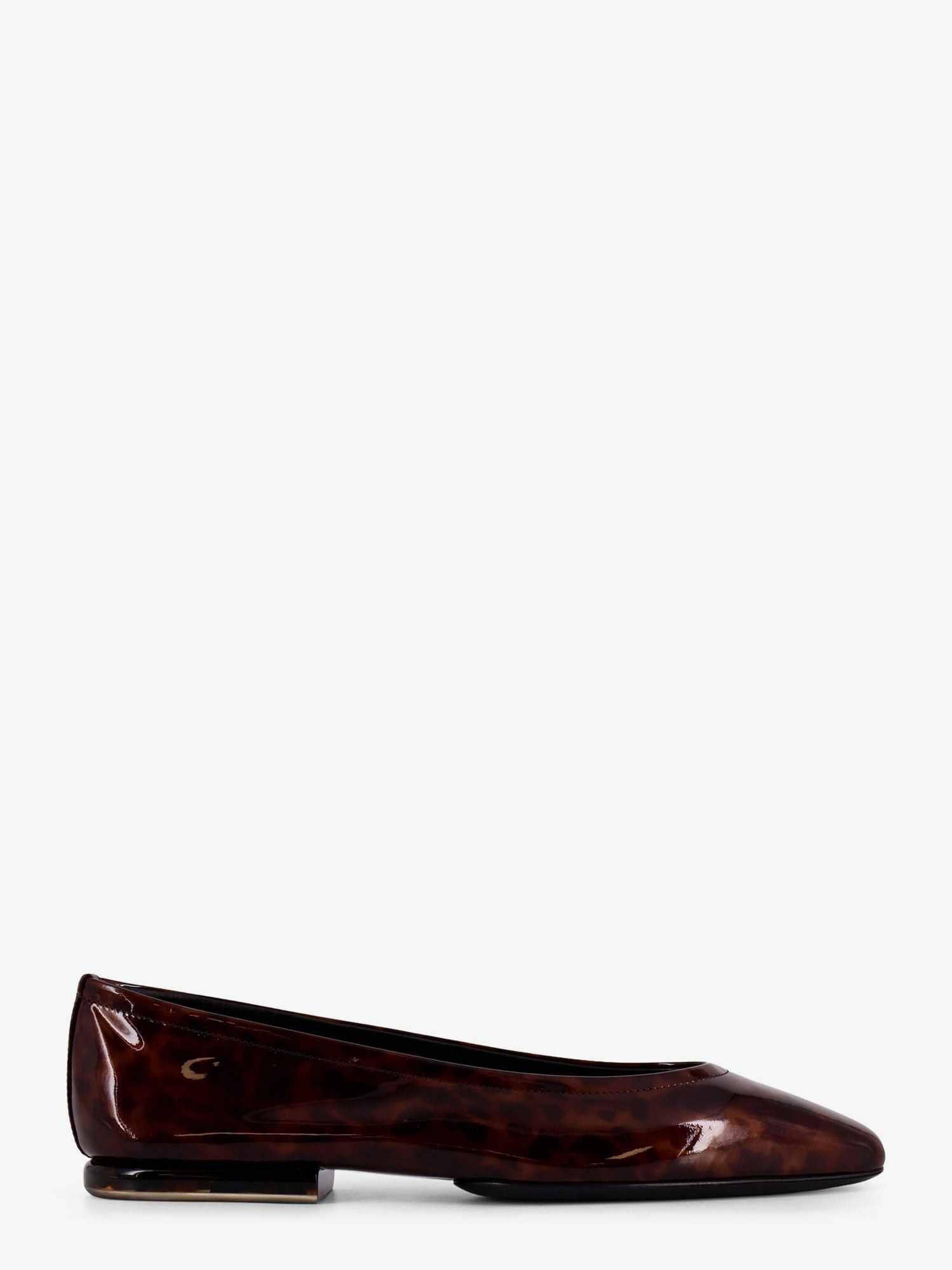 Loro Piana Animalier Patent Leather Ballerinas It 36 Shoes, Women's