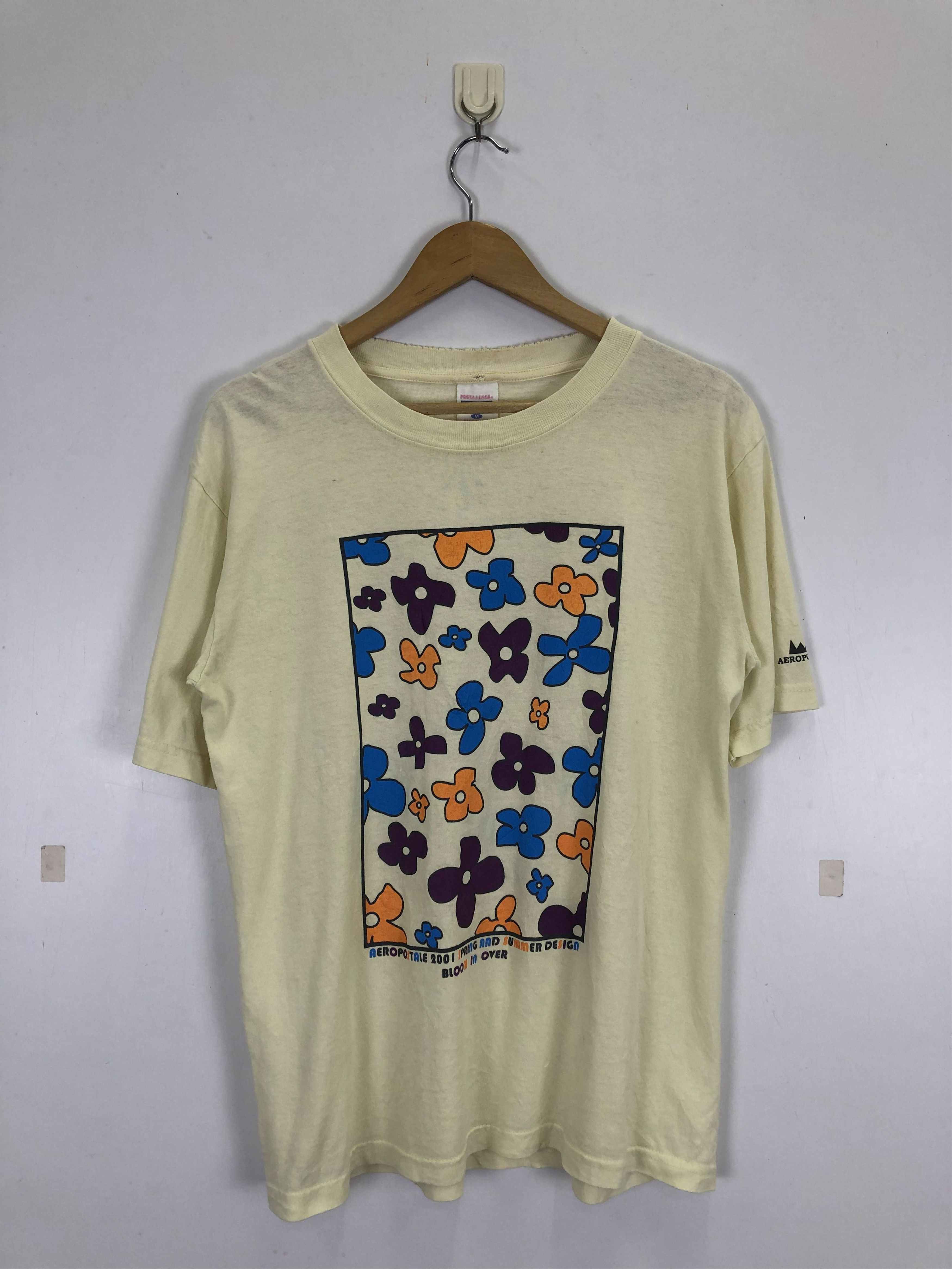 Anvil Vintage 90s Summer And Spring Design By Anvil Tee TA0365 Size US M / EU 48-50 / 2 - 1 Thumbnail