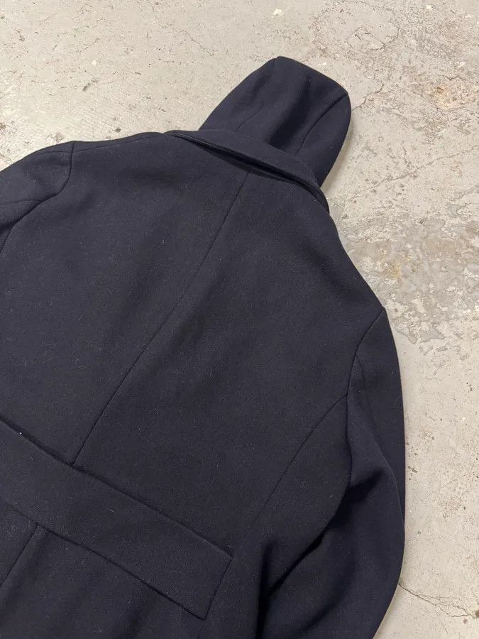 Emporio Armani AW2017 Emporio Armani Double Layer Black Wool Jacket Size US L / EU 52-54 / 3 - 5 Thumbnail