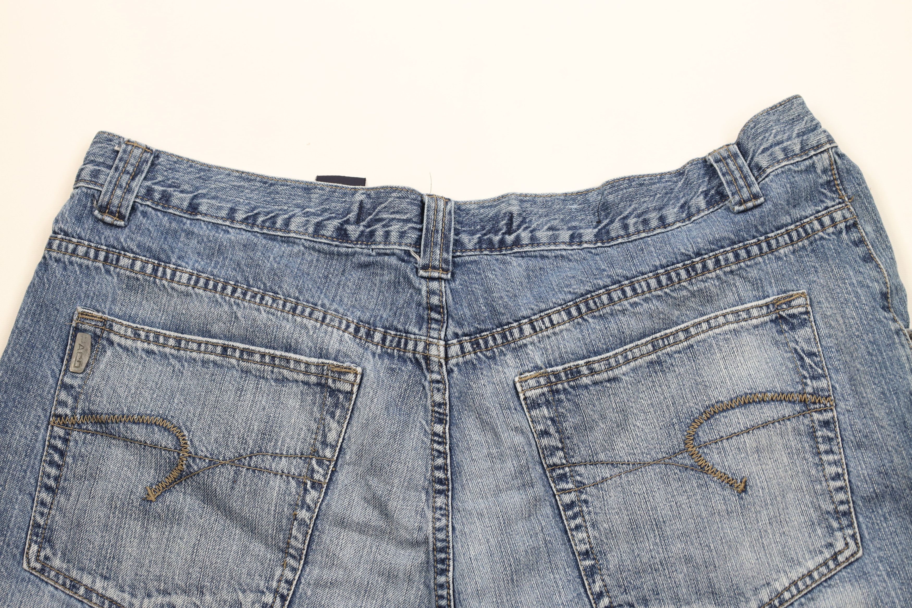 Vintage Vintage 90s Y2K Paco Jeans Baggy Fit Denim Jean Shorts Jorts Size US 42 / EU 58 - 11 Thumbnail