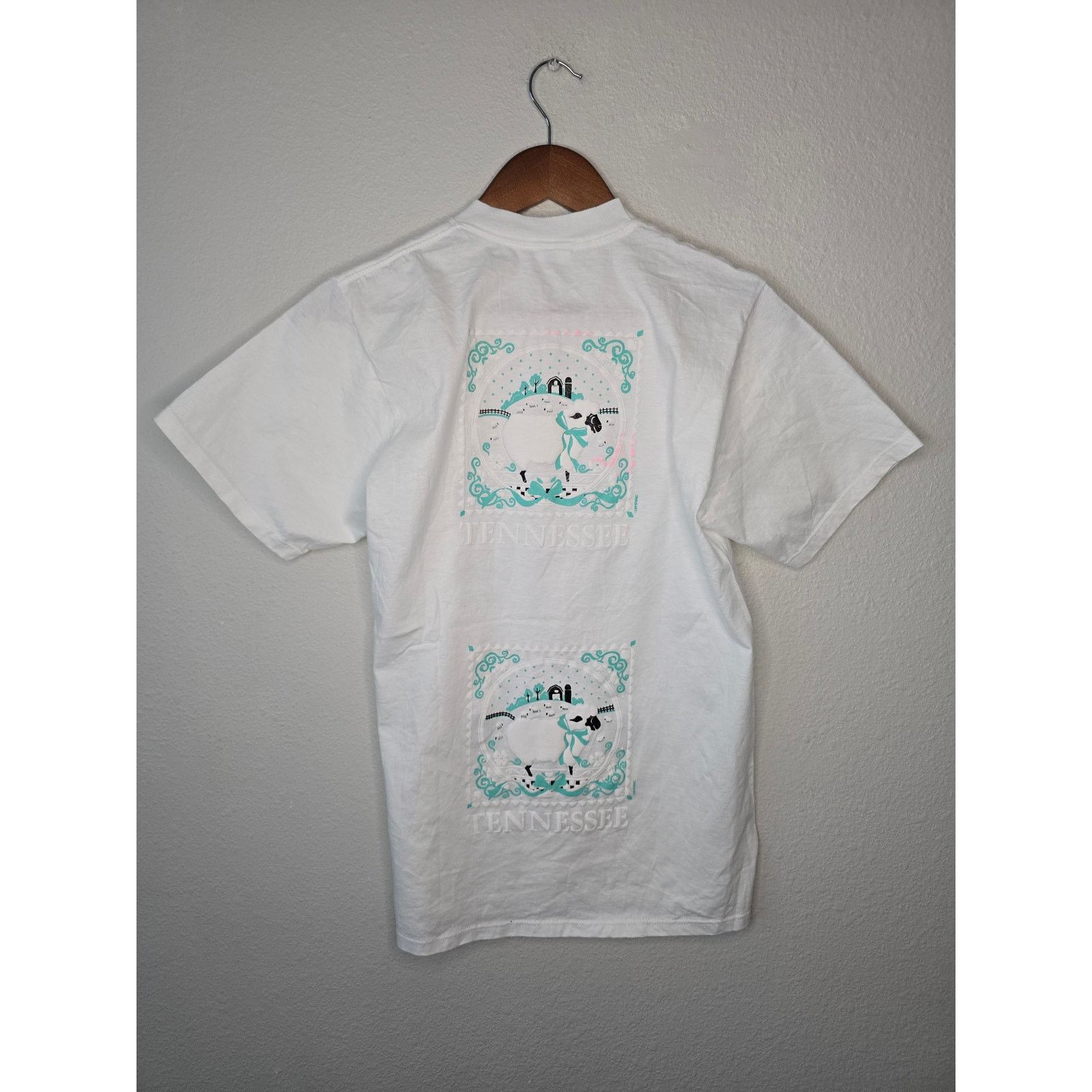 Jerzees × Vintage Vintage Test Print Shirt White Tennessee Salt Lake City Tee Size US M / EU 48-50 / 2 - 7 Thumbnail