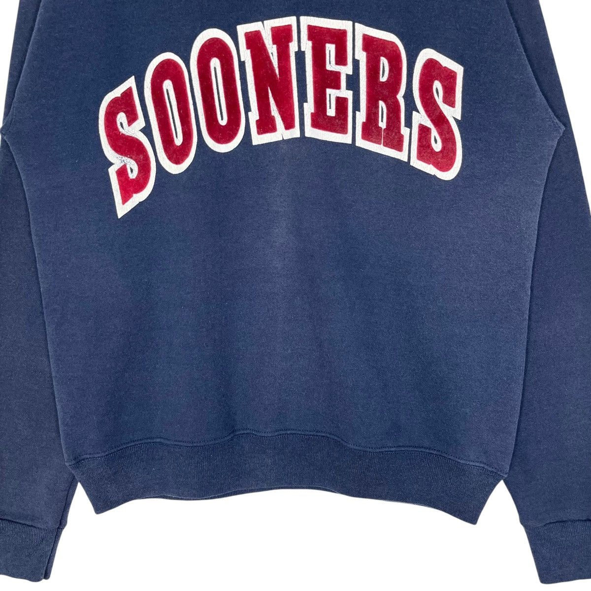 NCAA × Vintage Vintage 90s Oklahoma Sooners College Football Sweatshirt Size US L / EU 52-54 / 3 - 4 Thumbnail