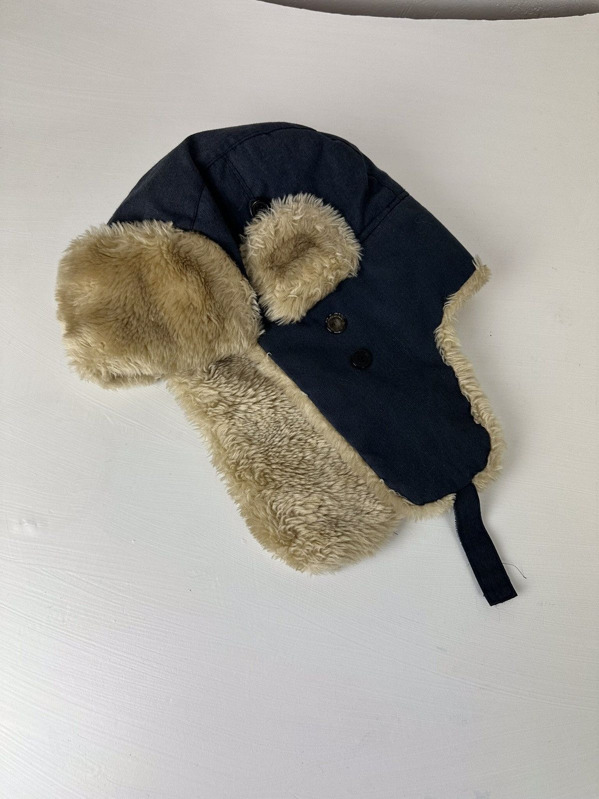 Hysteric Glamour × Vintage Crazy Y2K Mohair Fuzzy Hat Ushanka Punk Winter Size ONE SIZE - 1 Thumbnail