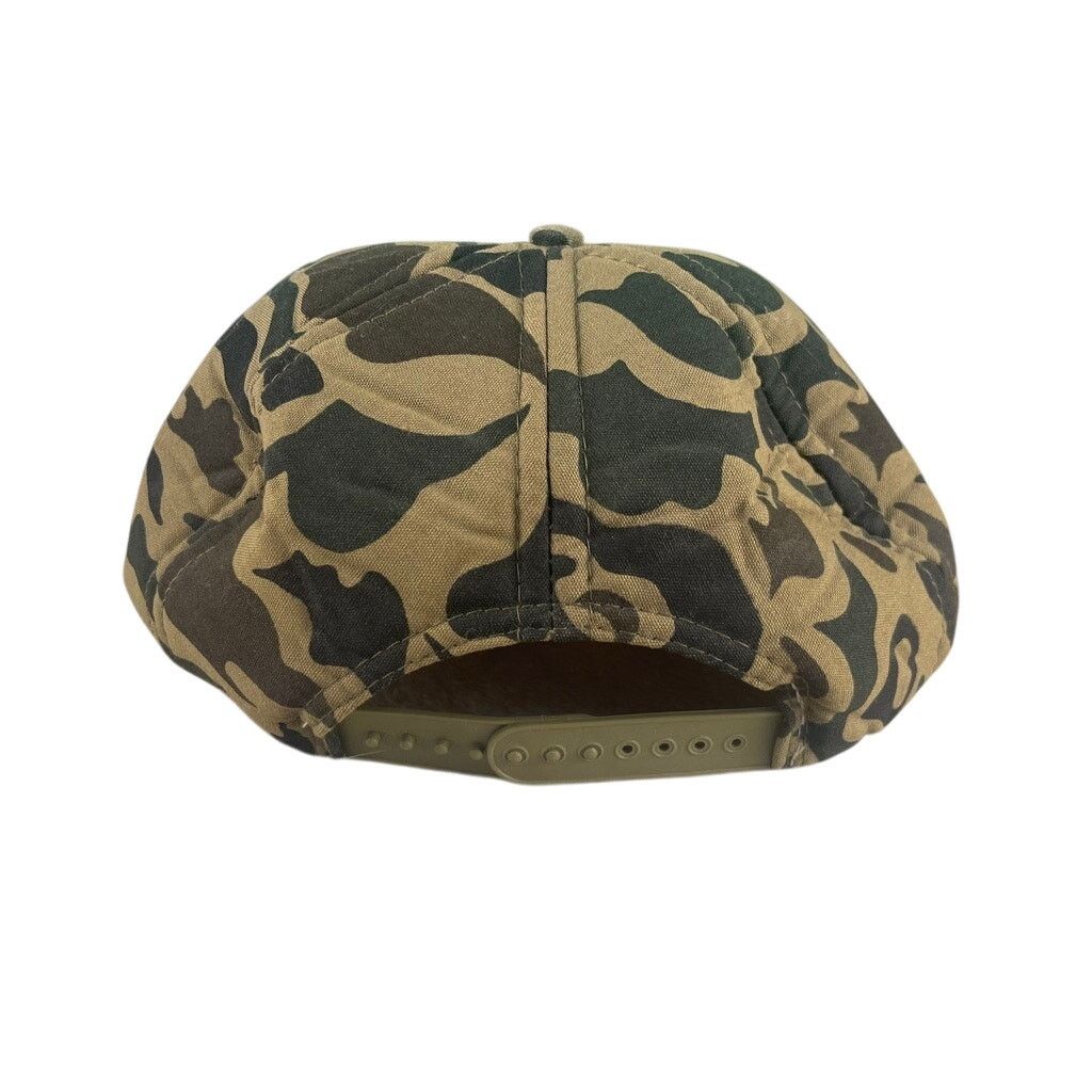 Vintage Vintage Blue Flame Camo Snapback Hat Classic Trucker Cap Size ONE SIZE - 2 Thumbnail