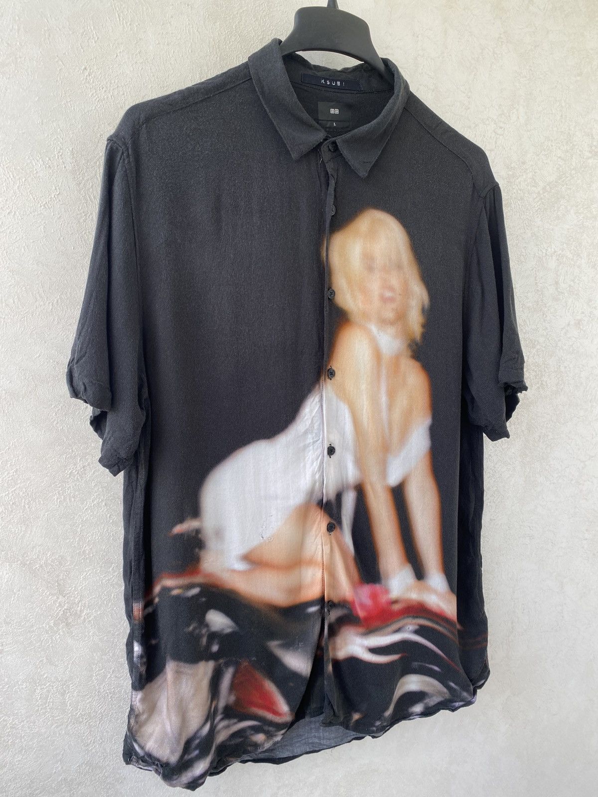 Ksubi Ksubi Marilyn Monroe Pin Up Camp Shirt Size US L / EU 52-54 / 3 - 3 Thumbnail