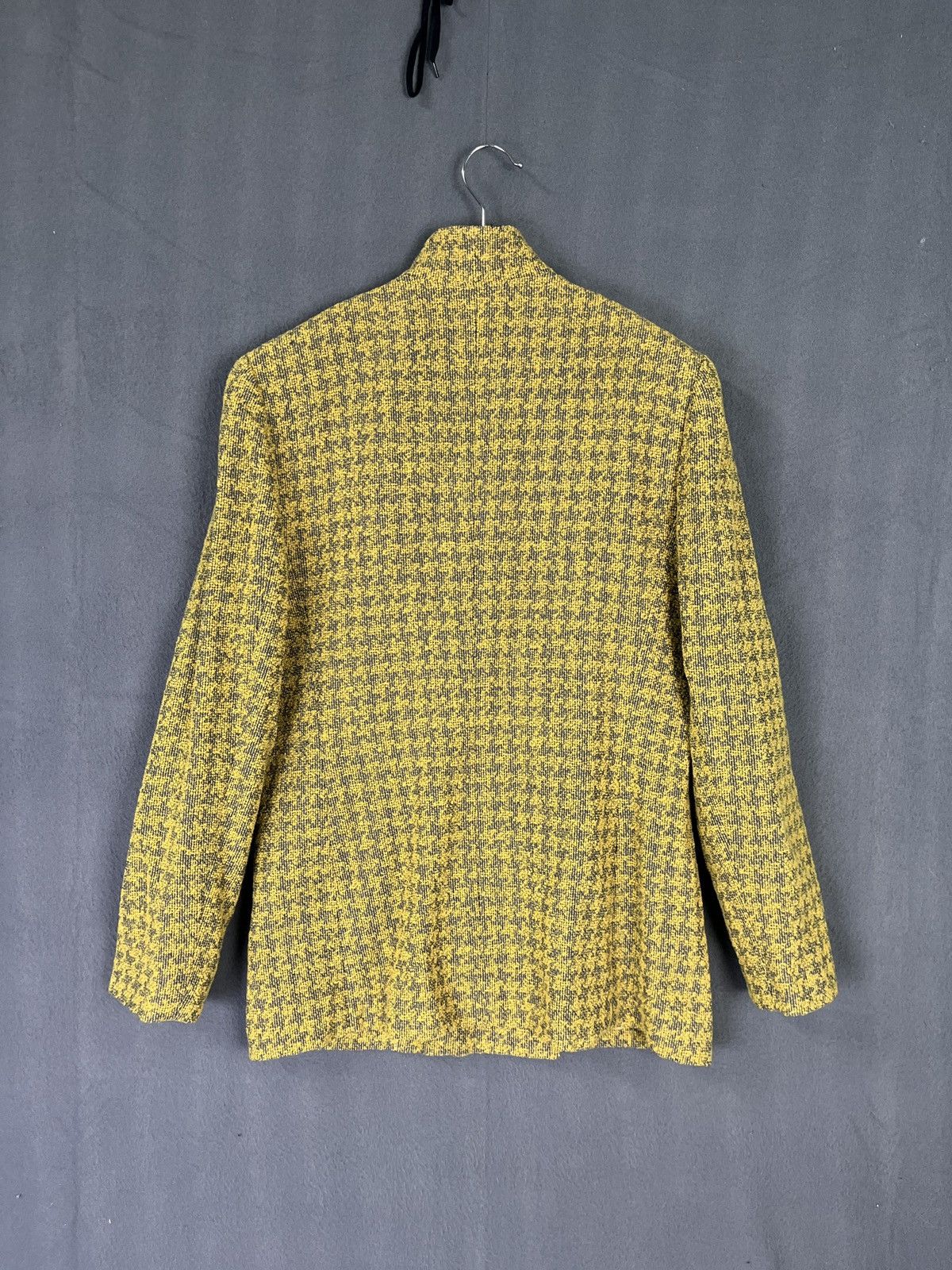 Pierre Cardin × Vintage Pierre Cardin Houndstooth Wool Jacket Made in Japan Size S / US 4 / IT 40 - 2 Thumbnail