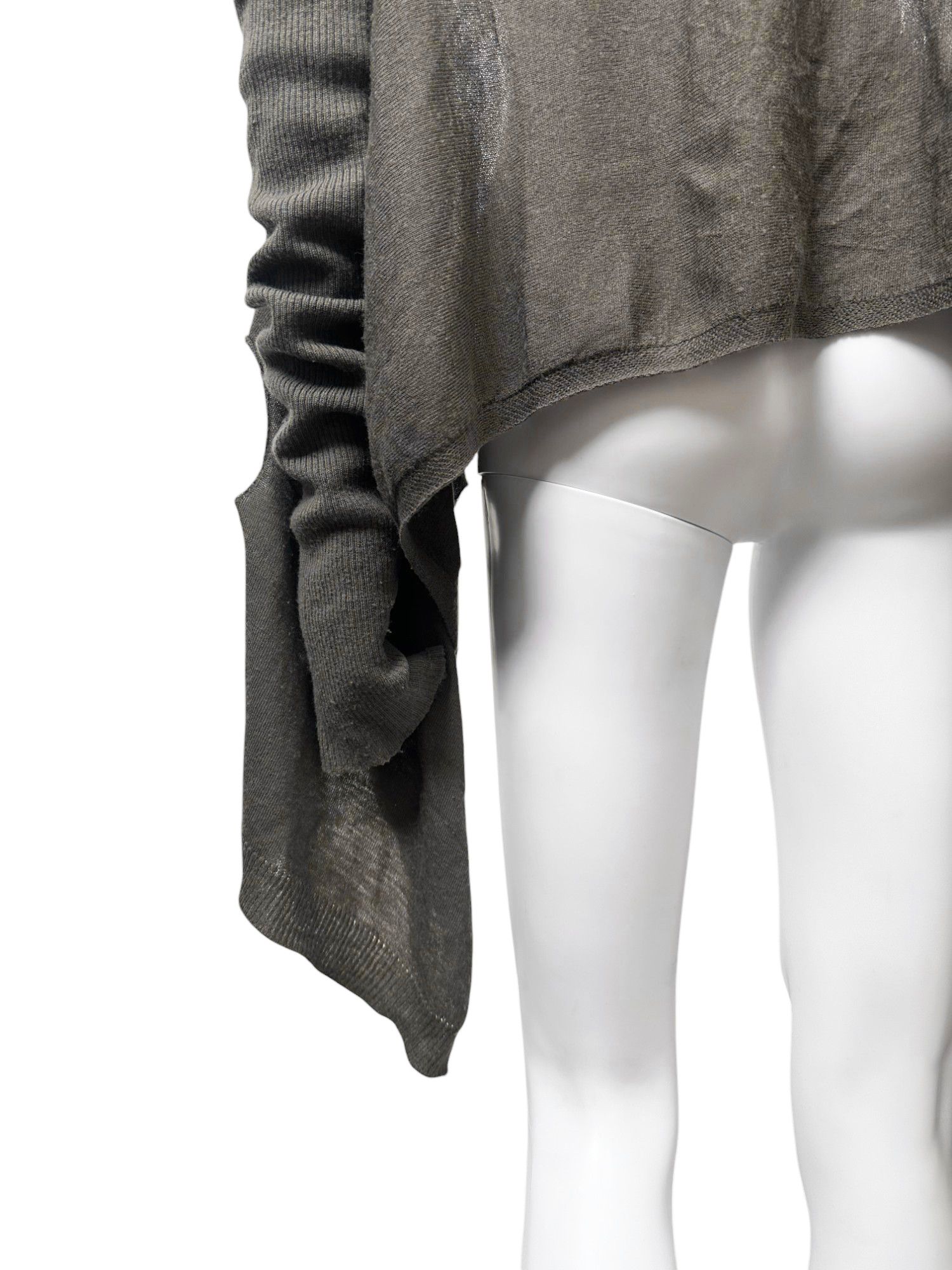 Rick Owens S/S 2006 Brown Holed Cardigan Size M / US 6-8 / IT 42-44 - 8 Thumbnail