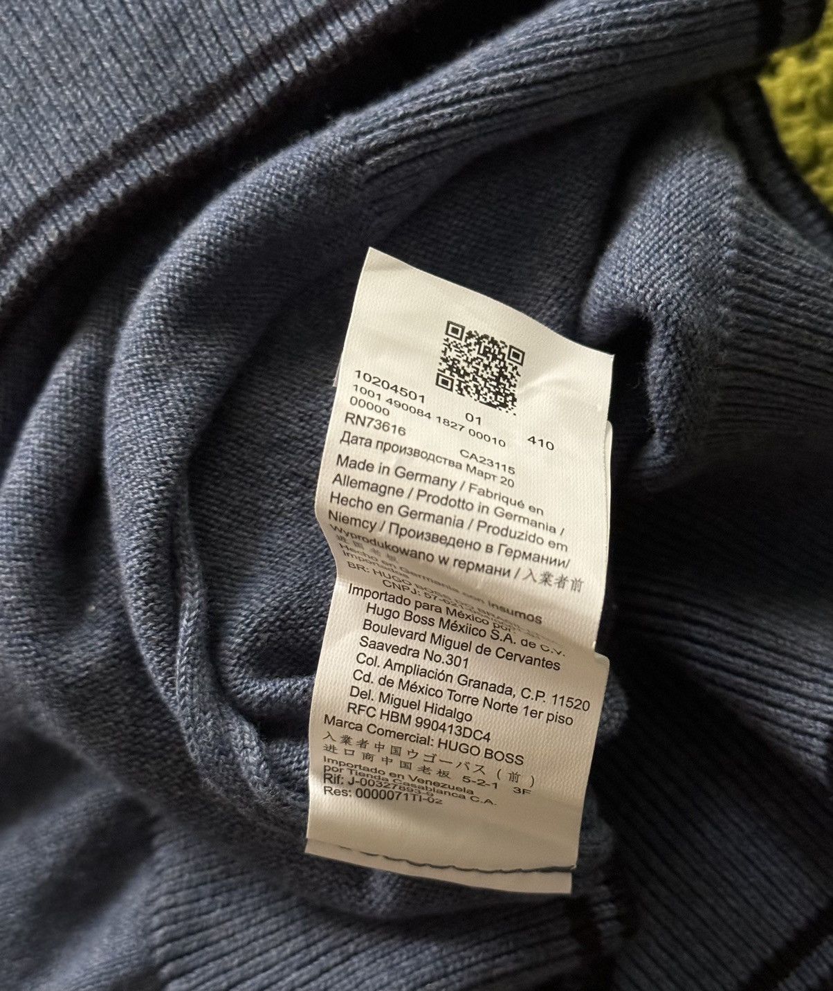 Designer × Hugo Boss Hugo Boss NWT knit logo sweater Size US M / EU 48-50 / 2 - 10 Thumbnail
