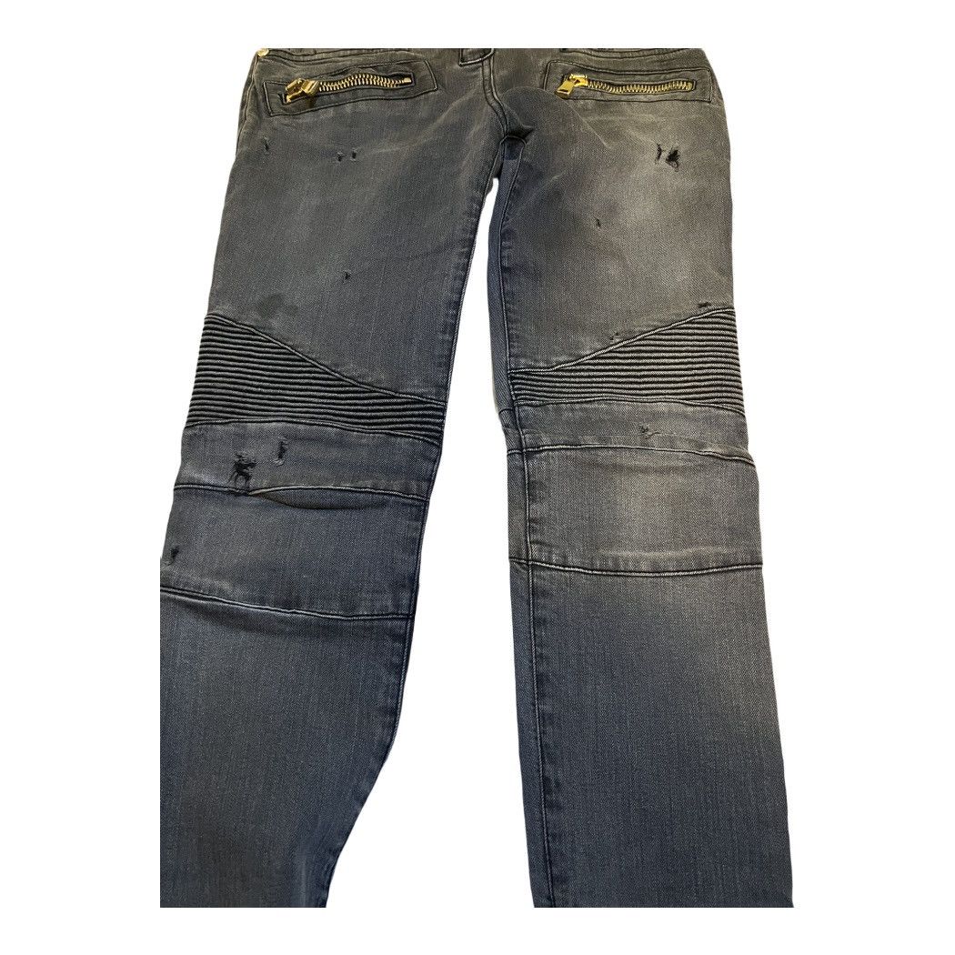 Balmain Balmain Skinny Biker Women’s Jeans Size 2 Size 26" / US 2 / IT 38 - 6 Thumbnail
