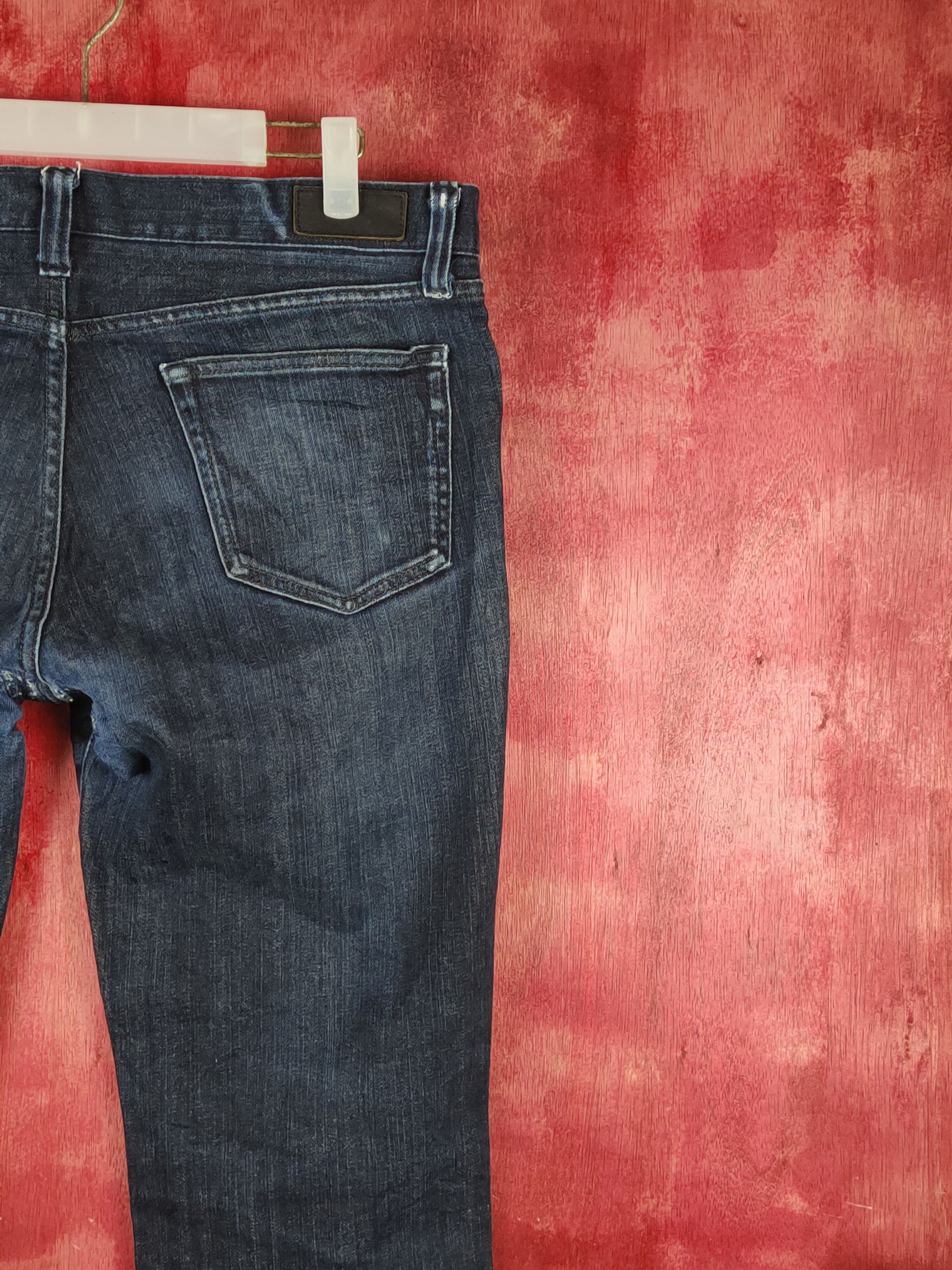 Japanese Brand Uniqlo Dark Blue Multipocket Denim#S1622 Size US 35 - 11 Thumbnail