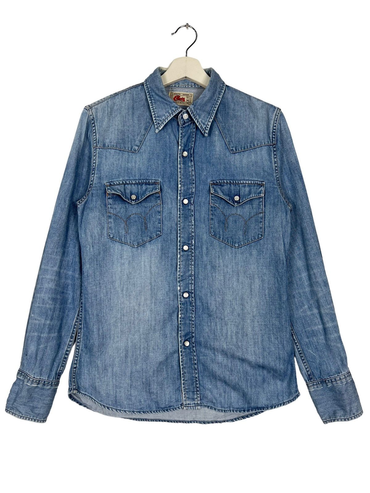 Edwin 🔥 EDWIN TOKYO JAPAN CAMBRAY SHIRTS Size US S / EU 44-46 / 1 - 1 Thumbnail