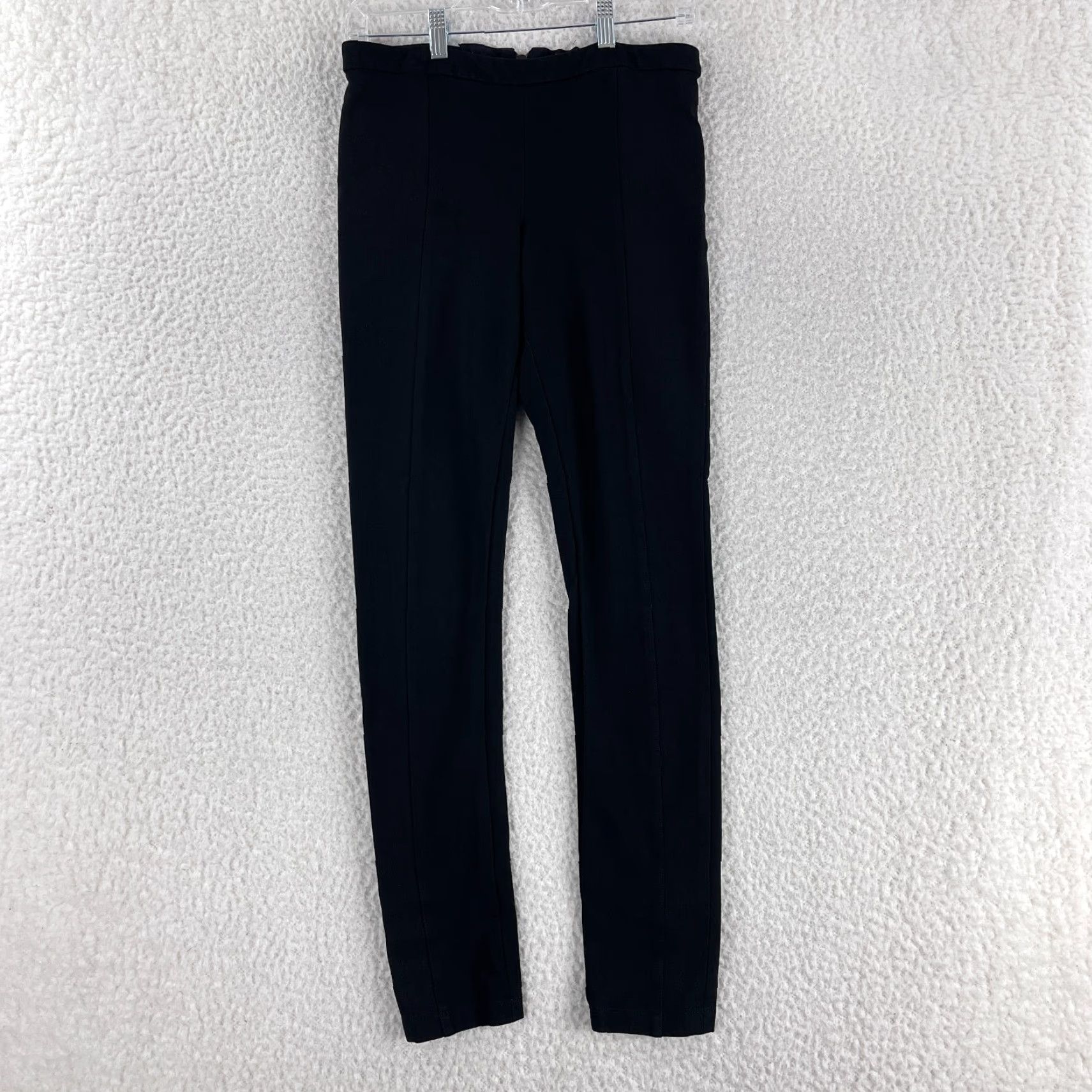 Alice + Olivia Alice + Olivia Employed Black Stretch Skinny Pants Women M Medium Knit Legging Mid-Rise Closet Ready Size 32" / US 10 / IT 46 - 2 Thumbnail