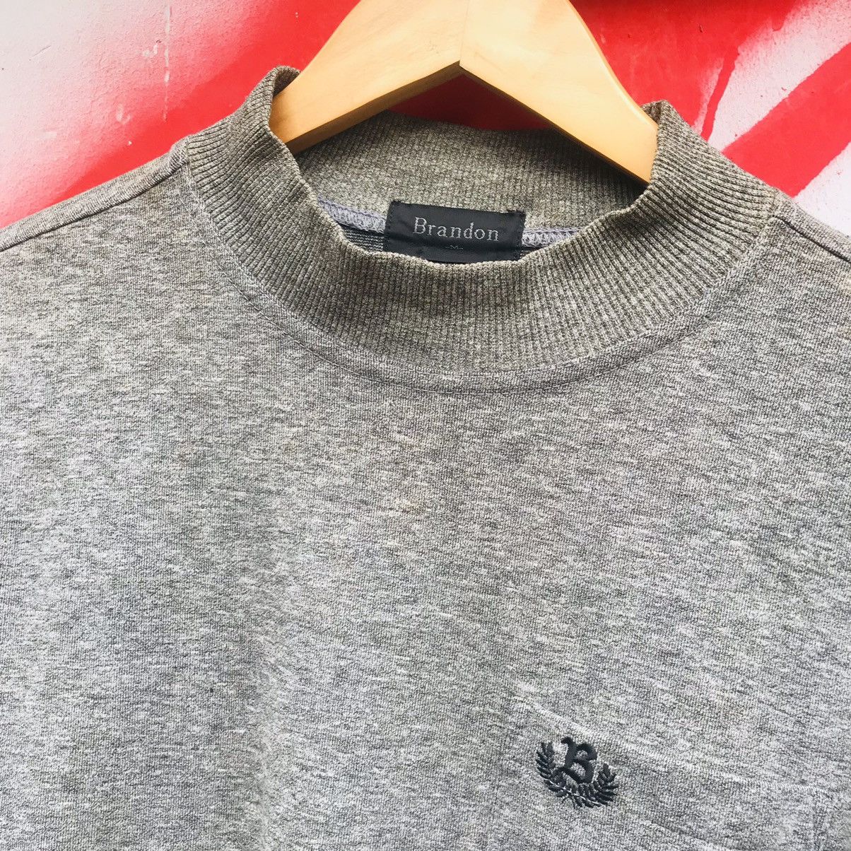 Vintage Vintage Brandon Umock Neck Pocket Sweatshirt Size US M / EU 48-50 / 2 - 2 Thumbnail