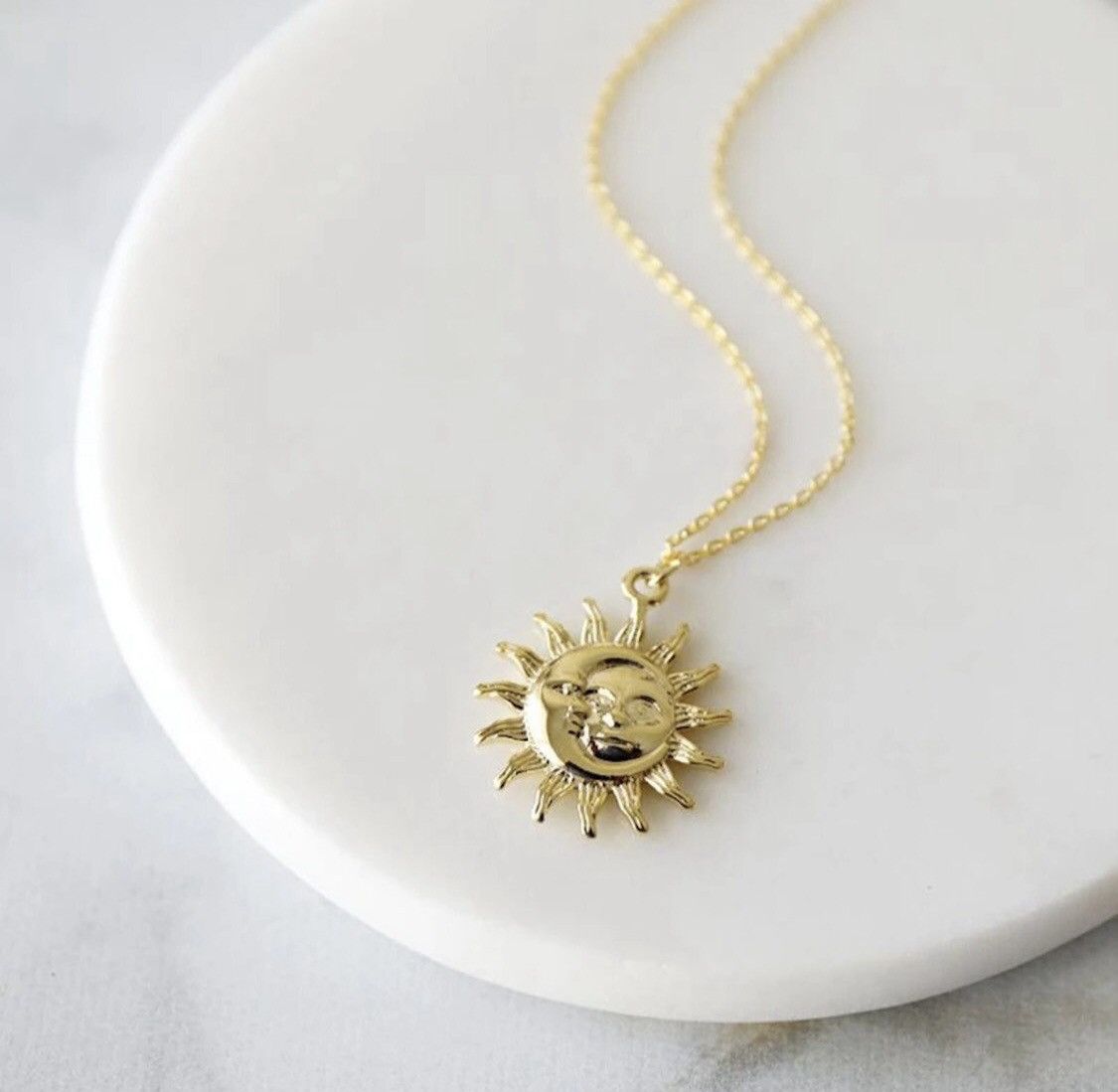 Jewelry Sun Face Choker Necklaces Size ONE SIZE - 3 Thumbnail