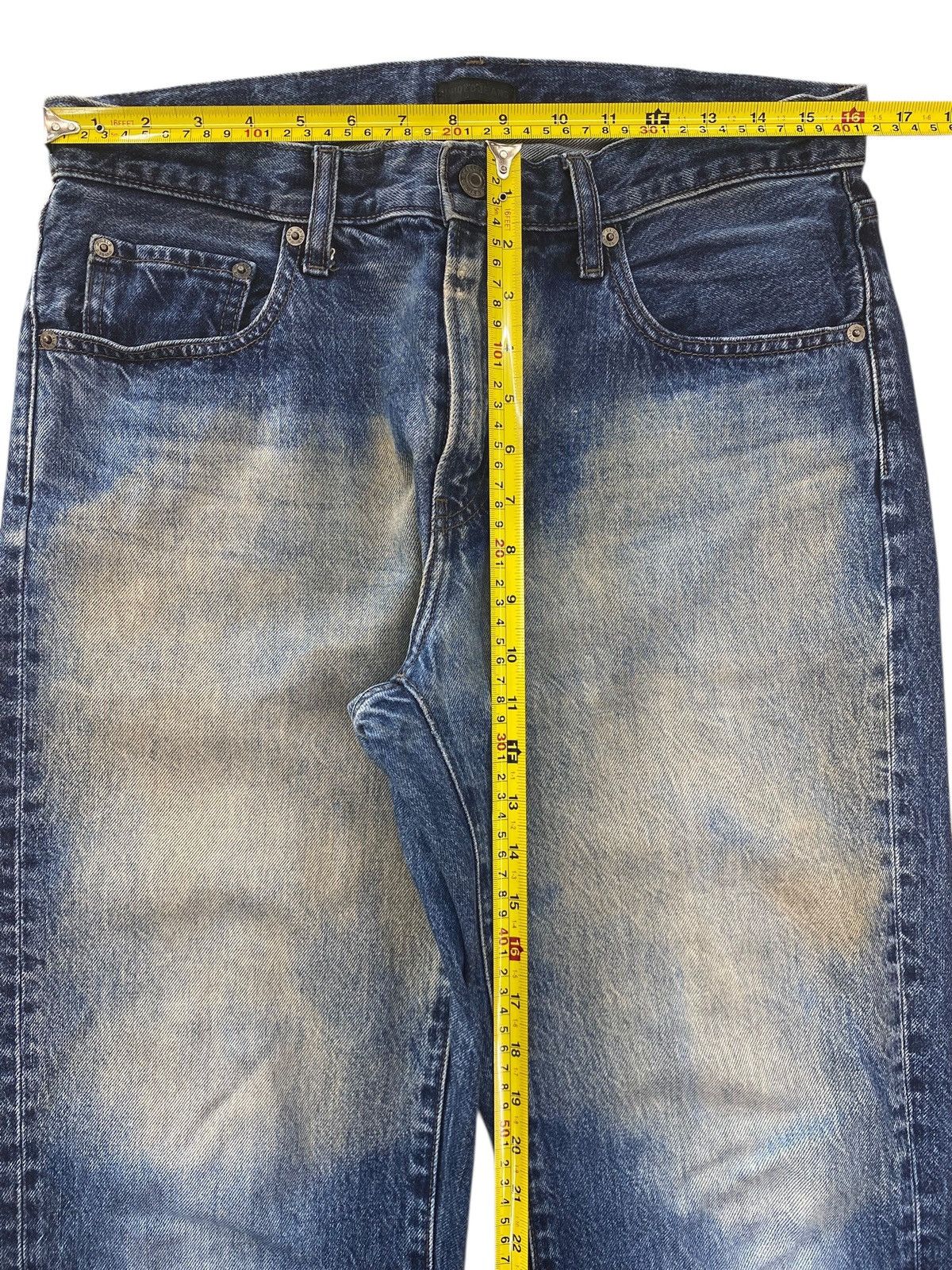 Uniqlo Uniqlo Mud Wash Style Straight Leg Jeans Size US 32 / EU 48 - 6 Thumbnail