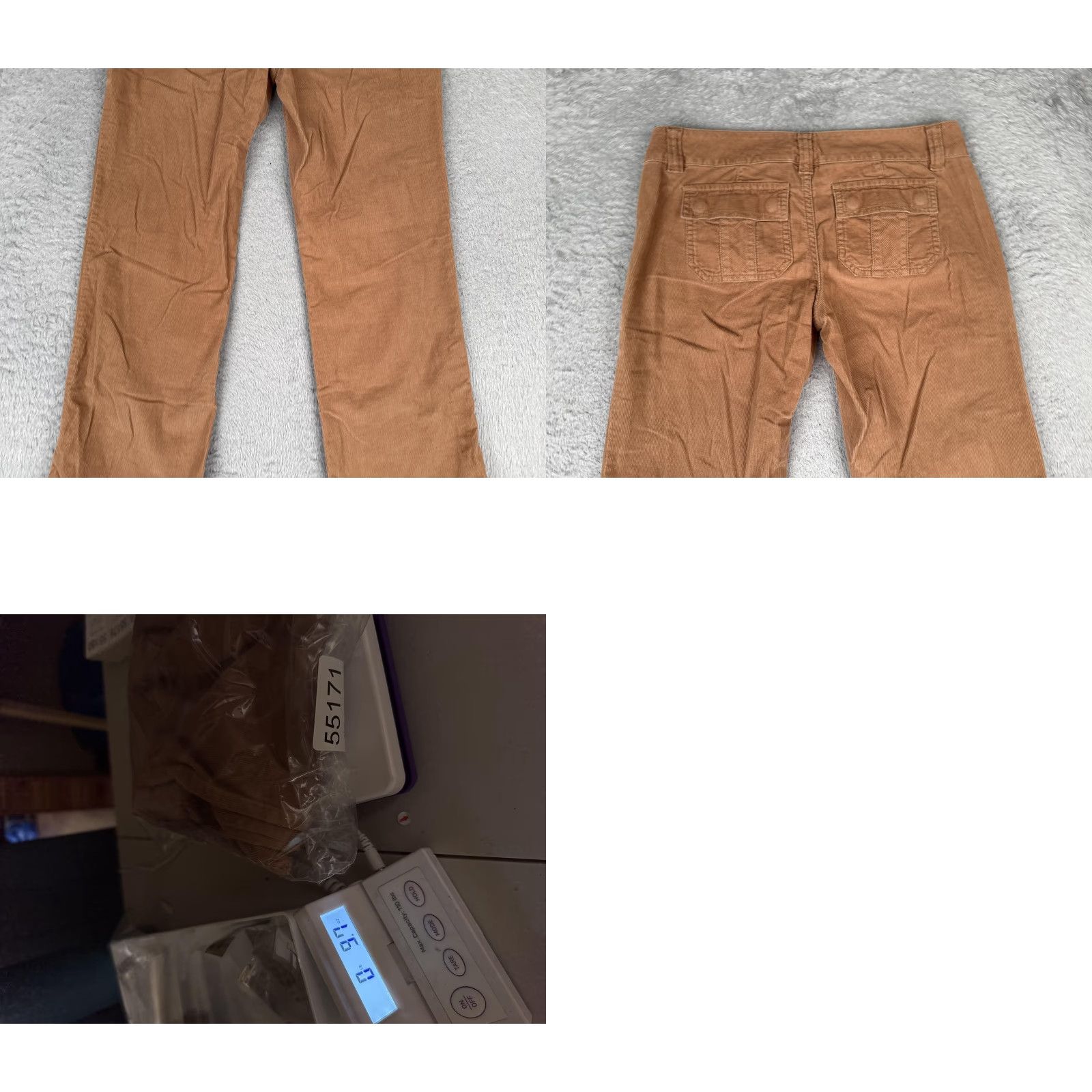 Vintage Rubbish Khakis Jeans Juniors 0 Brown Mid Rise Corduroy 27x31 Pockets Casual Vintage: No Heritage 90s Girls Girls? Size 25" / US 0 / IT 36 - 10 Thumbnail