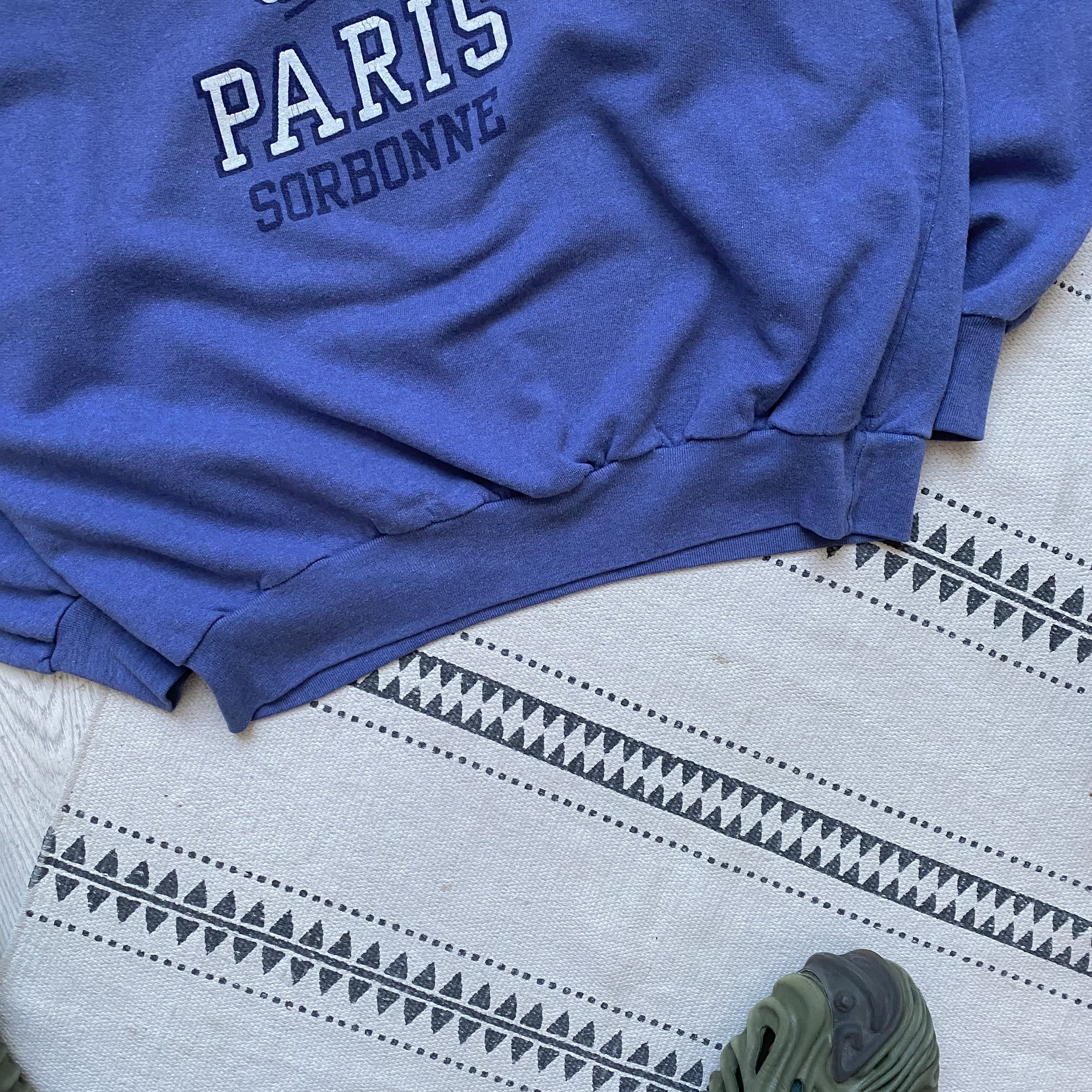 Gildan vintage 80s paris sorbonne university boxy sweatshirt france Size US M / EU 48-50 / 2 - 3 Thumbnail