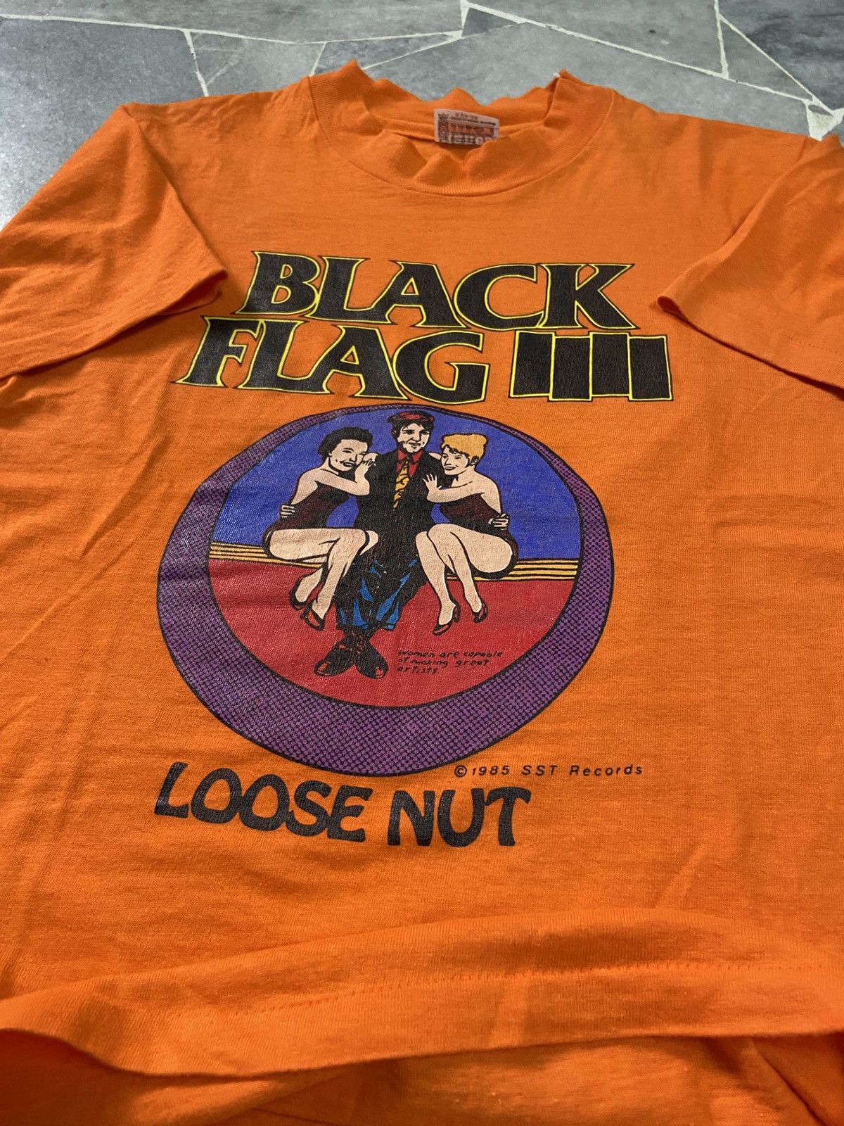 Band Tees 1985 BLACK FLAG Loose Nut Tee Size US S / EU 44-46 / 1 - 8 Thumbnail