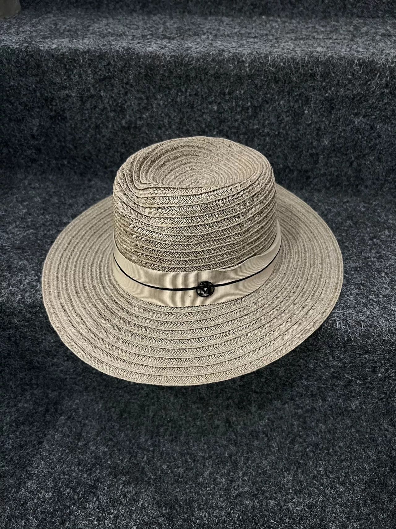 Maison Michel Maison Michel Brown Straw Hat Size ONE SIZE - 1 Thumbnail