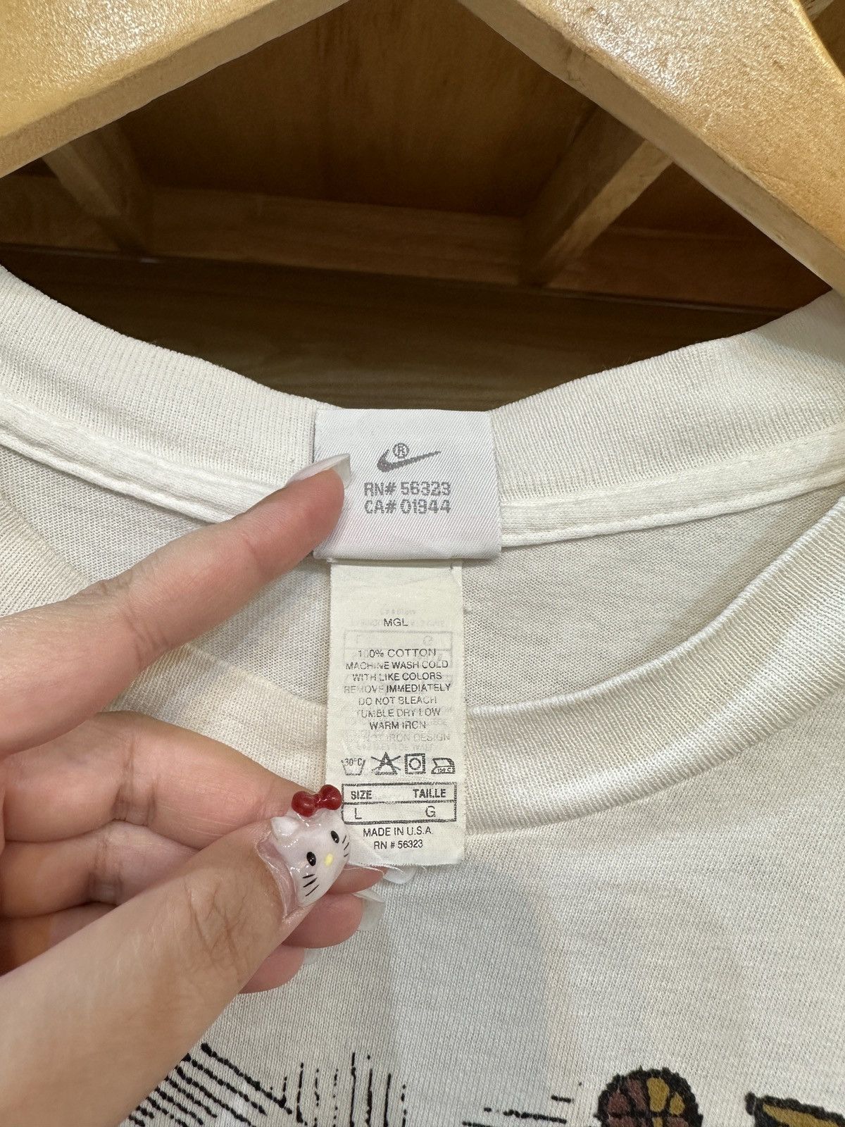 Nike Vintage Nike Just Do It 90's Made in USA T-shirt Size US L / EU 52-54 / 3 - 5 Thumbnail