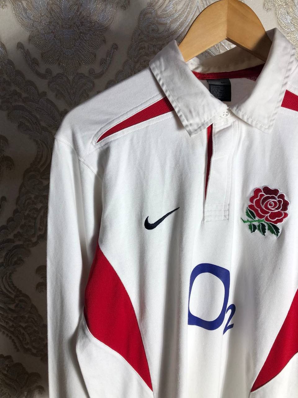 Nike × Vintage VERY RARE NIKE ENGLAND RUGBY RETRO JERSEY BLOKECORE Y2K 90s Size US L / EU 52-54 / 3 - 3 Thumbnail