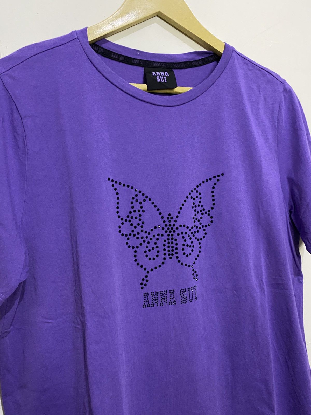 Designer × If Six Was Nine × Japanese Brand Vintage ANNA SUI Butterfly Logo Size US L / EU 52-54 / 3 - 3 Thumbnail