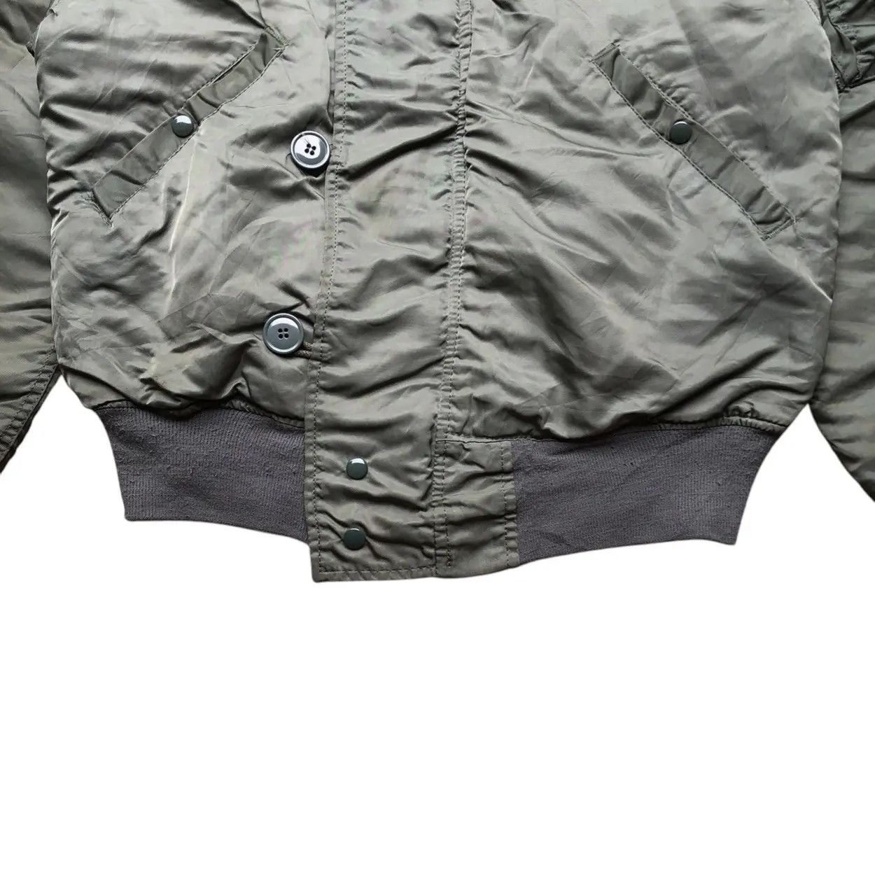 Alpha Industries Vintage 90s Alpha Industries N2B Hoodie Bomber Jacket Size US M / EU 48-50 / 2 - 4 Thumbnail