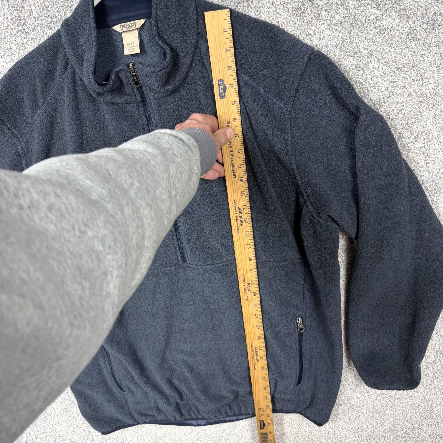 Duluth Trading Company Duluth Trading Jacket Mens XLT Blue Fleece 1/4 Zip Polartec Outdoor Gorpcore Size US XL / EU 56 / 4 - 2 Thumbnail