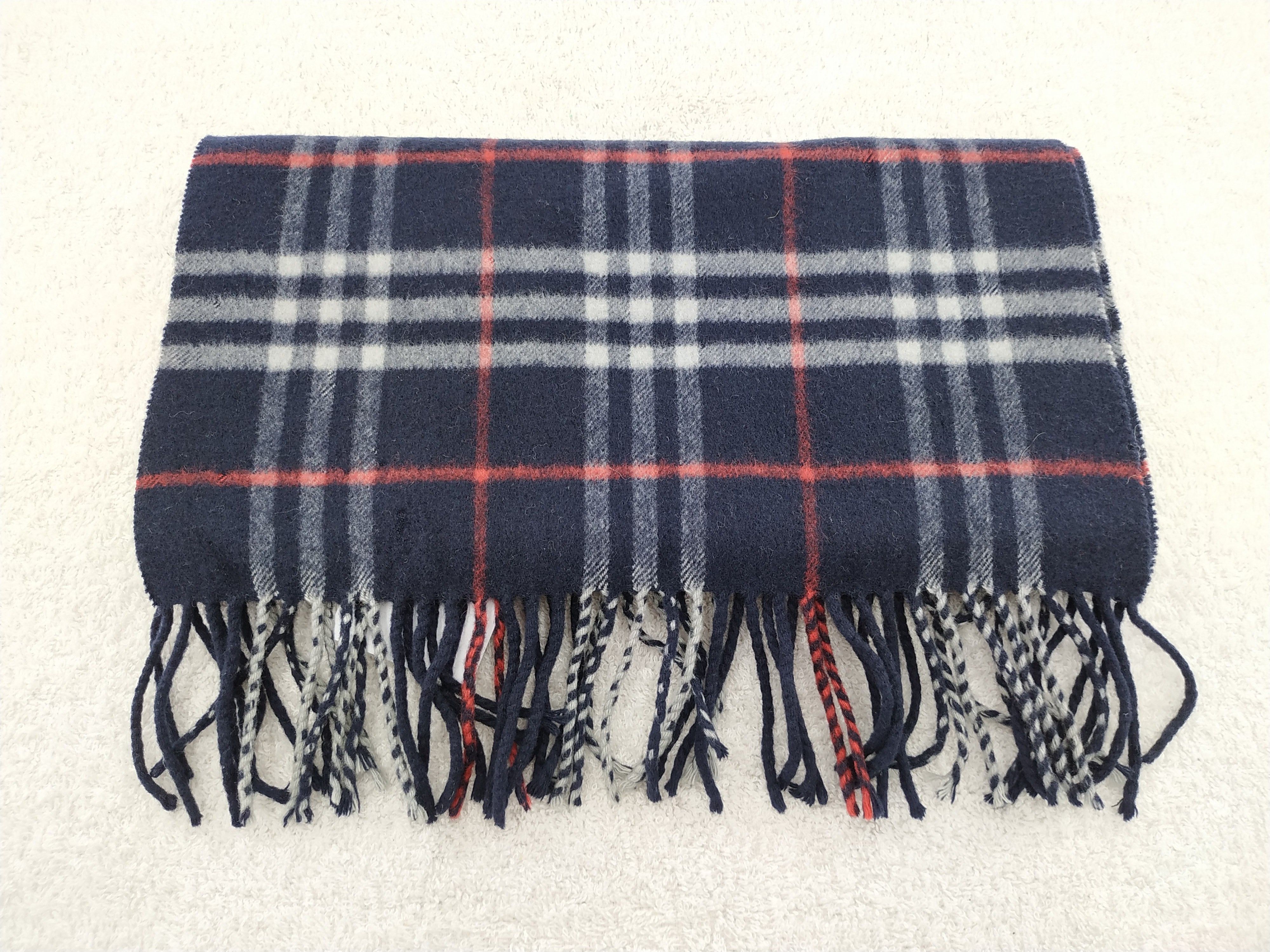 Burberry × Vintage Burberry Scarf / Muffler / Neckwear - WW226 Size ONE SIZE - 3 Thumbnail