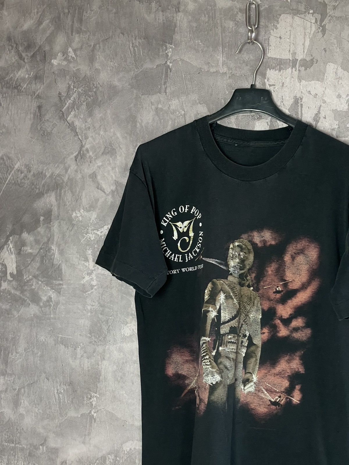 Band Tees × Michael Jackson × Vintage Michael Jackson 1996 vintage history world tour tee Size US M / EU 48-50 / 2 - 4 Thumbnail