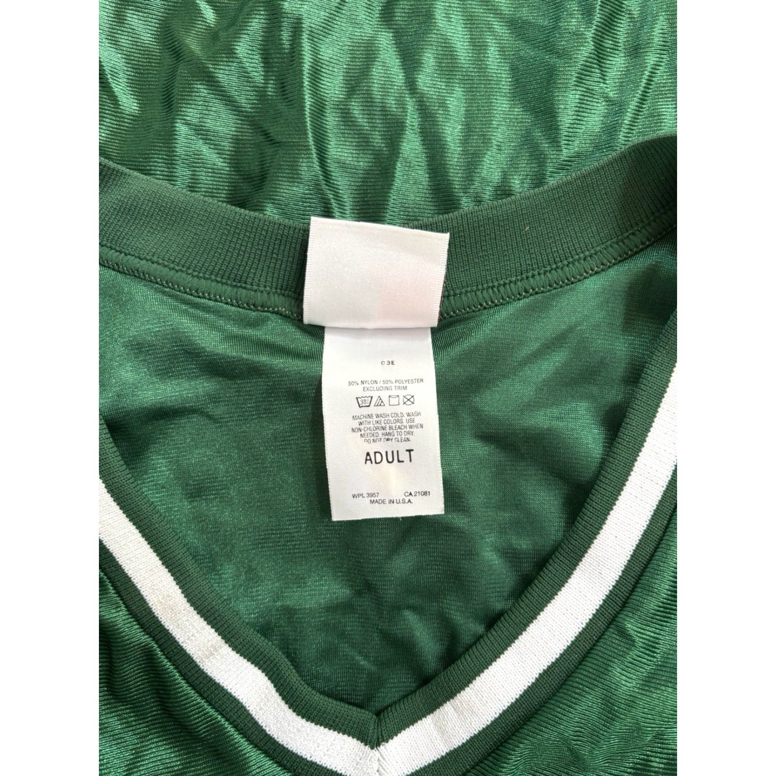 Vintage VINTAGE Rawlings Jersey Shirt Mens 90s Tank NOS NWT Green 34" Long 22" Across Made in USA Basketball Daisy? Size US L / EU 52-54 / 3 - 7 Thumbnail