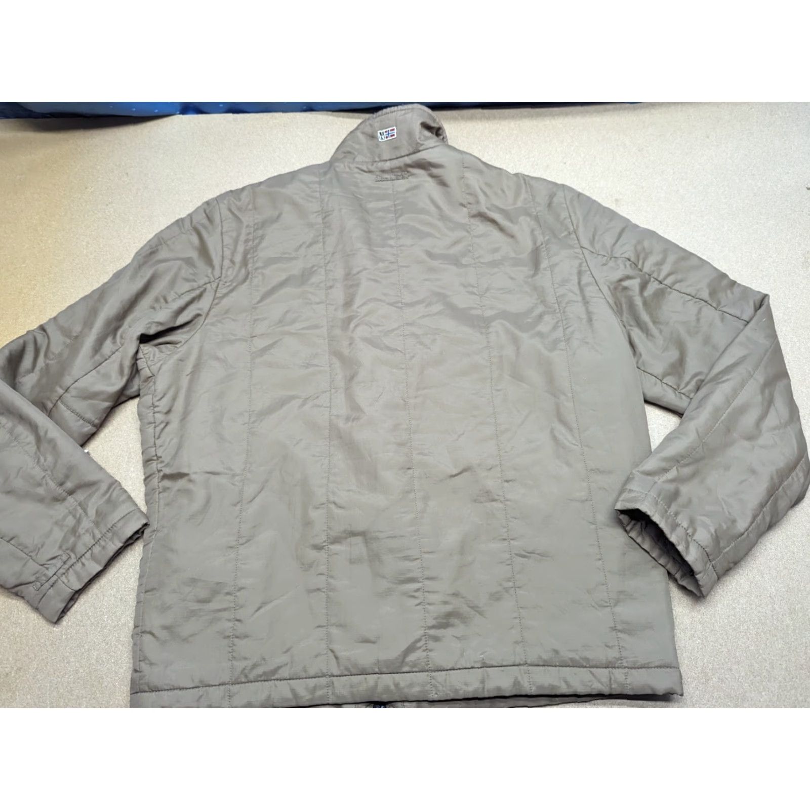 Napapijri Napapijri Geographic Womens Beige Jacket 2XL Full Zip Pockets Ladies Adult Regular 2XL Beige Jacket Size XXL / US 16-18 / IT 52-54 - 2 Thumbnail
