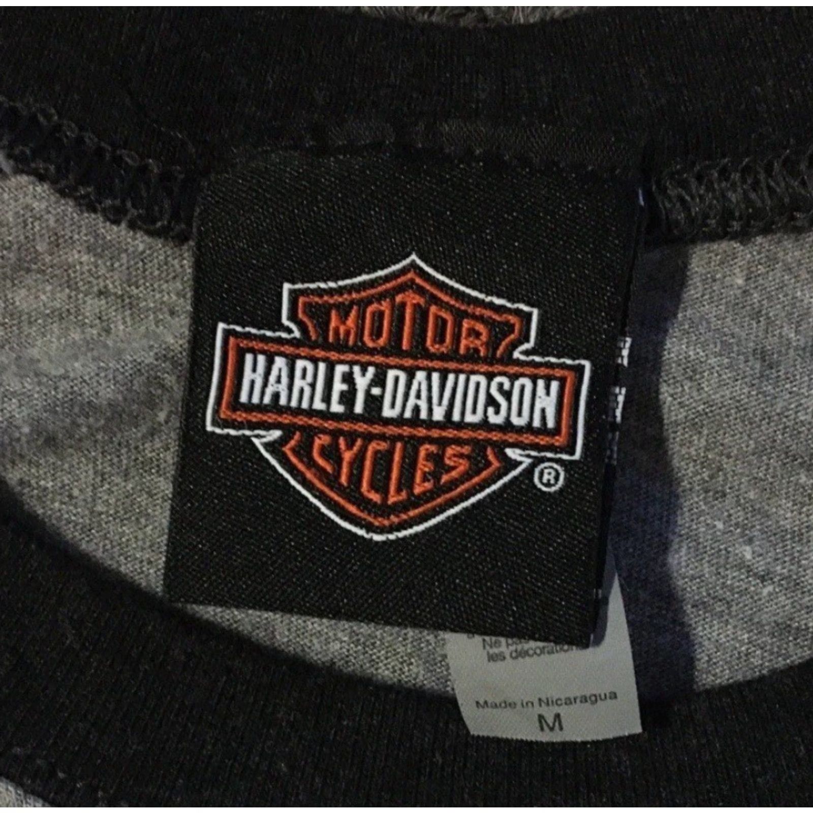 Harley Davidson Harley-Davidson Shirt Harley Apache Junction Arizona Cactus M Gray 3/4 Sleeve Vintage 90s Y2K Punk Rock Grunge Biker Art USA Mens Size US M / EU 48-50 / 2 - 5 Thumbnail