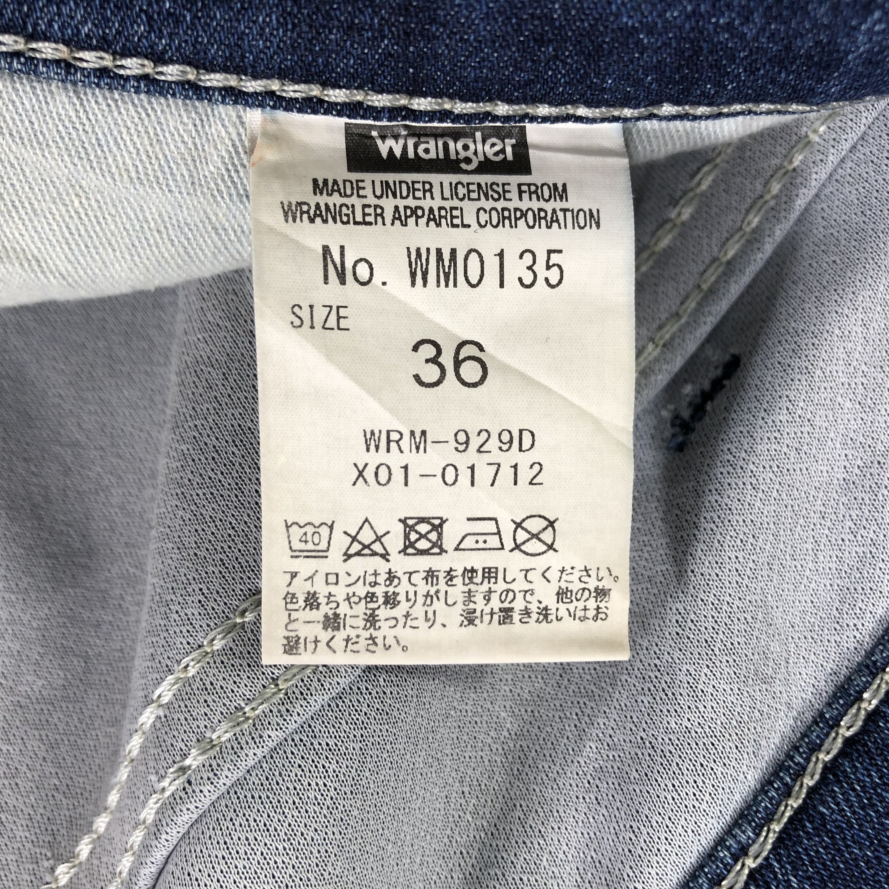 Vintage × Wrangler Vintage Blue Wash Wrangler Jeans-JM3232 Size US 37 - 9 Thumbnail
