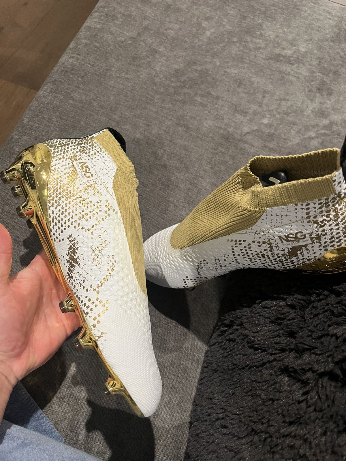 Adidas Adidas Pure Control 2016 Gold Boots Size US 11 / EU 44 - 6 Thumbnail