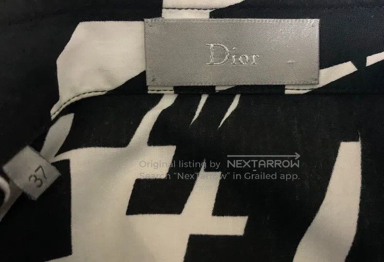 Dior Dior size 37 Poster Style Houndstooth Shirt Size US XS / EU 42 / 0 - 3 Thumbnail