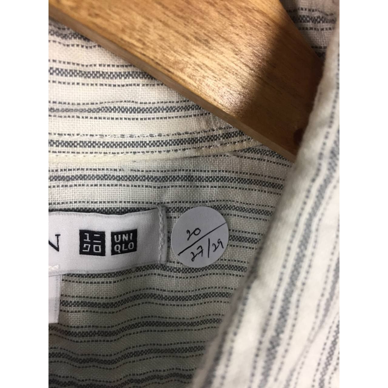 JW Anderson × Uniqlo J.W Anderson X Uniqlo Striped Linen Button Up Shirt Size US M / EU 48-50 / 2 - 11 Thumbnail