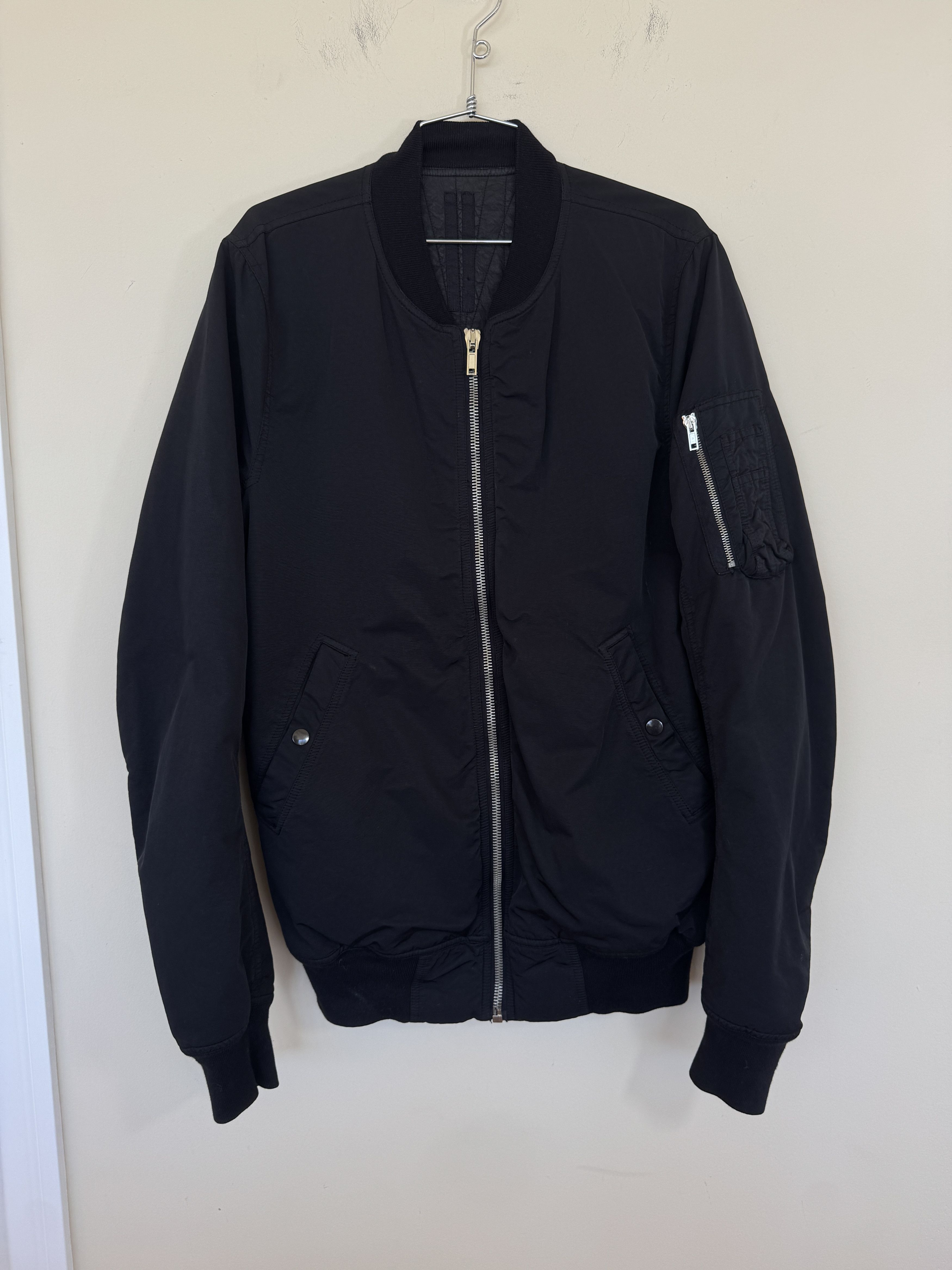 Rick Owens rick owens satin shell padded melting bomber