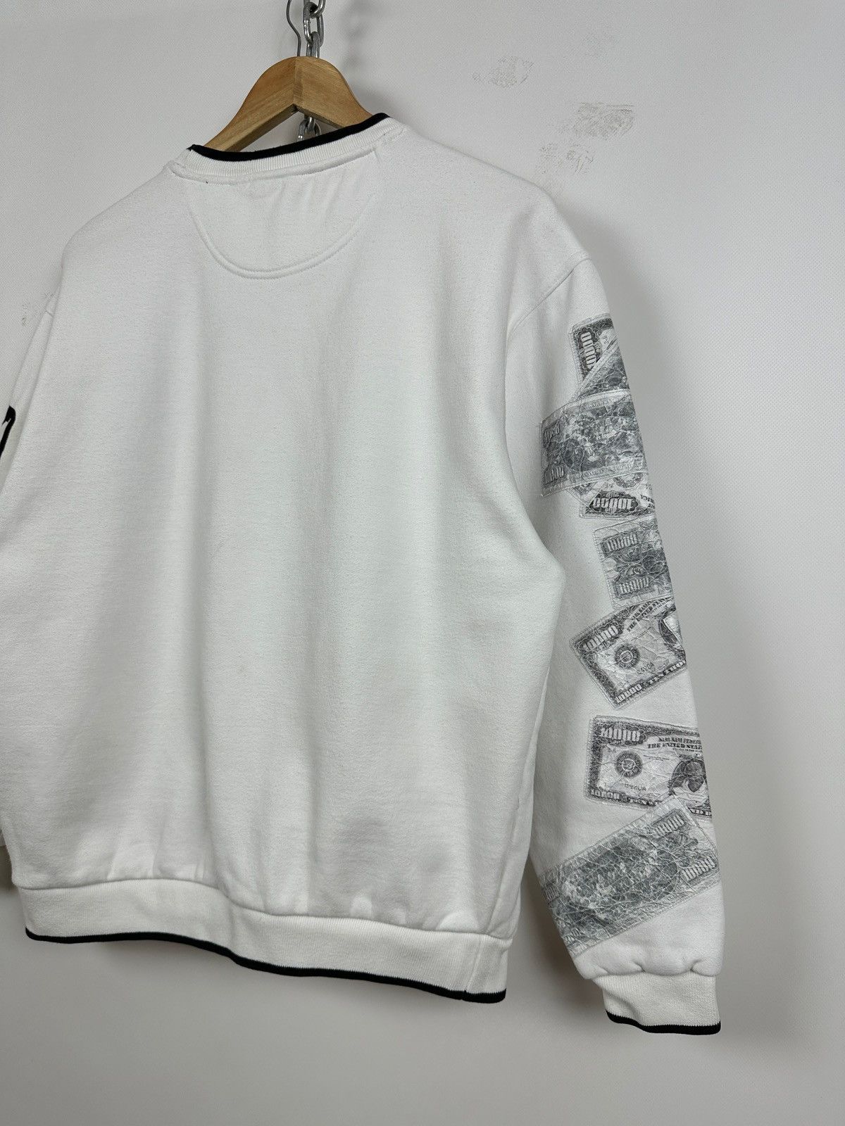 Karl Kani 90s Vintage Karl Kani Big Logo Dollar $ White Sweatshirt Size US S / EU 44-46 / 1 - 13 Thumbnail